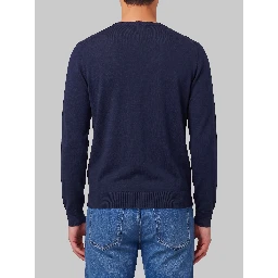 Lundy crew neck jumper in midnight