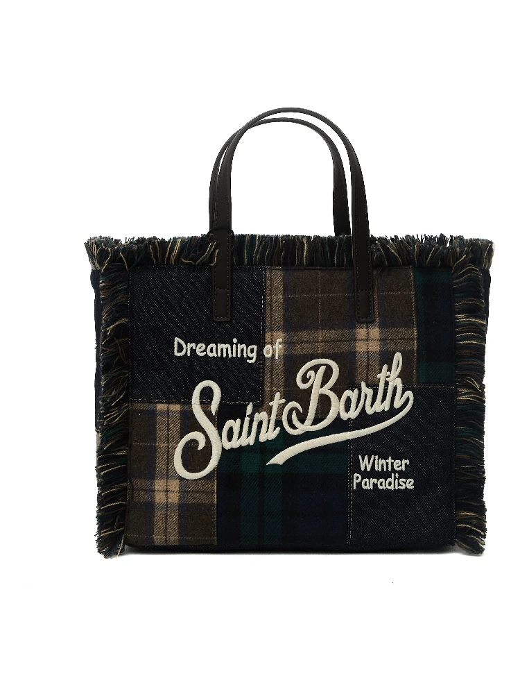 Colette Wool Hand Bag With Strap