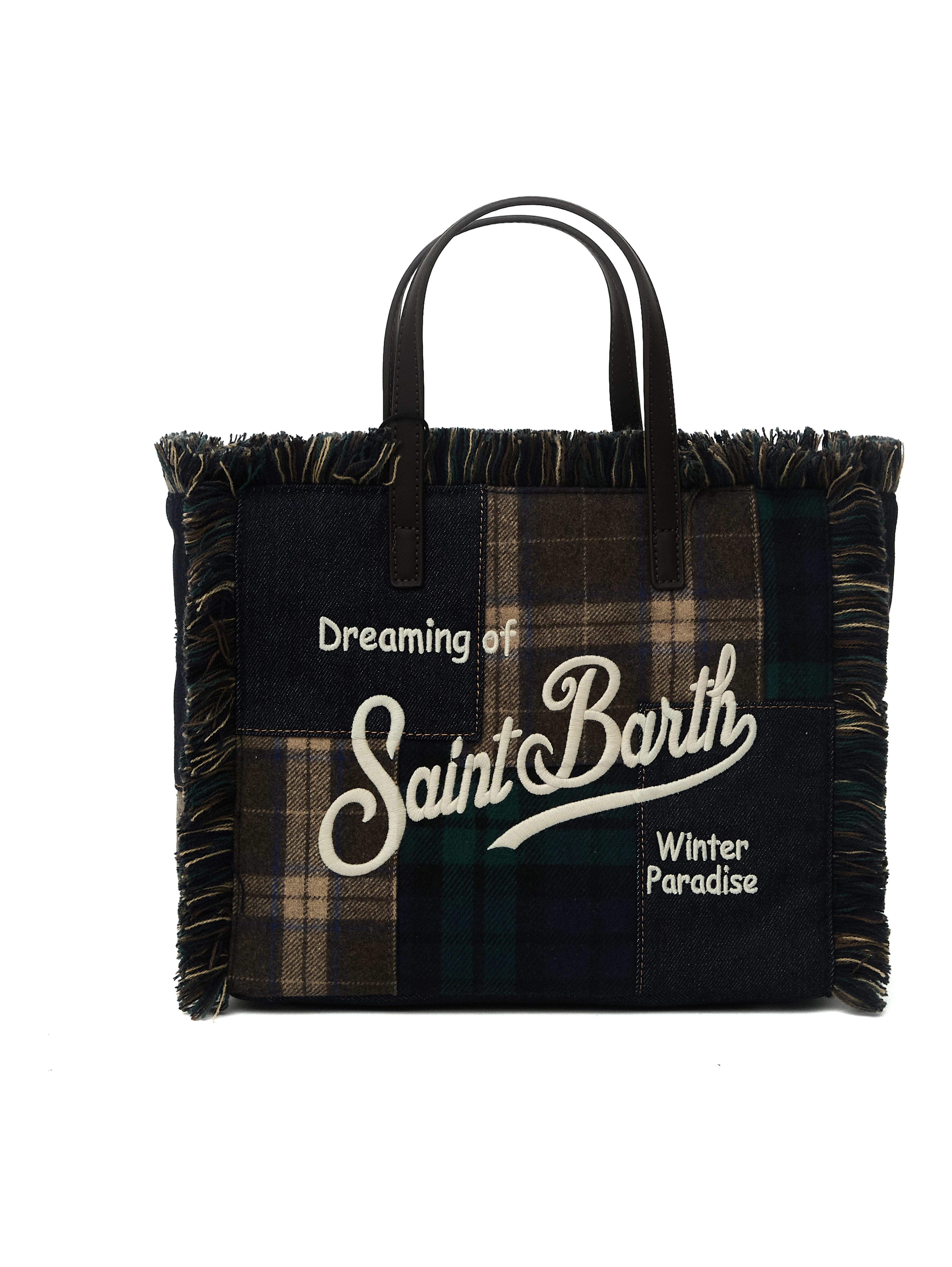 Colette Wool Hand Bag With Strap