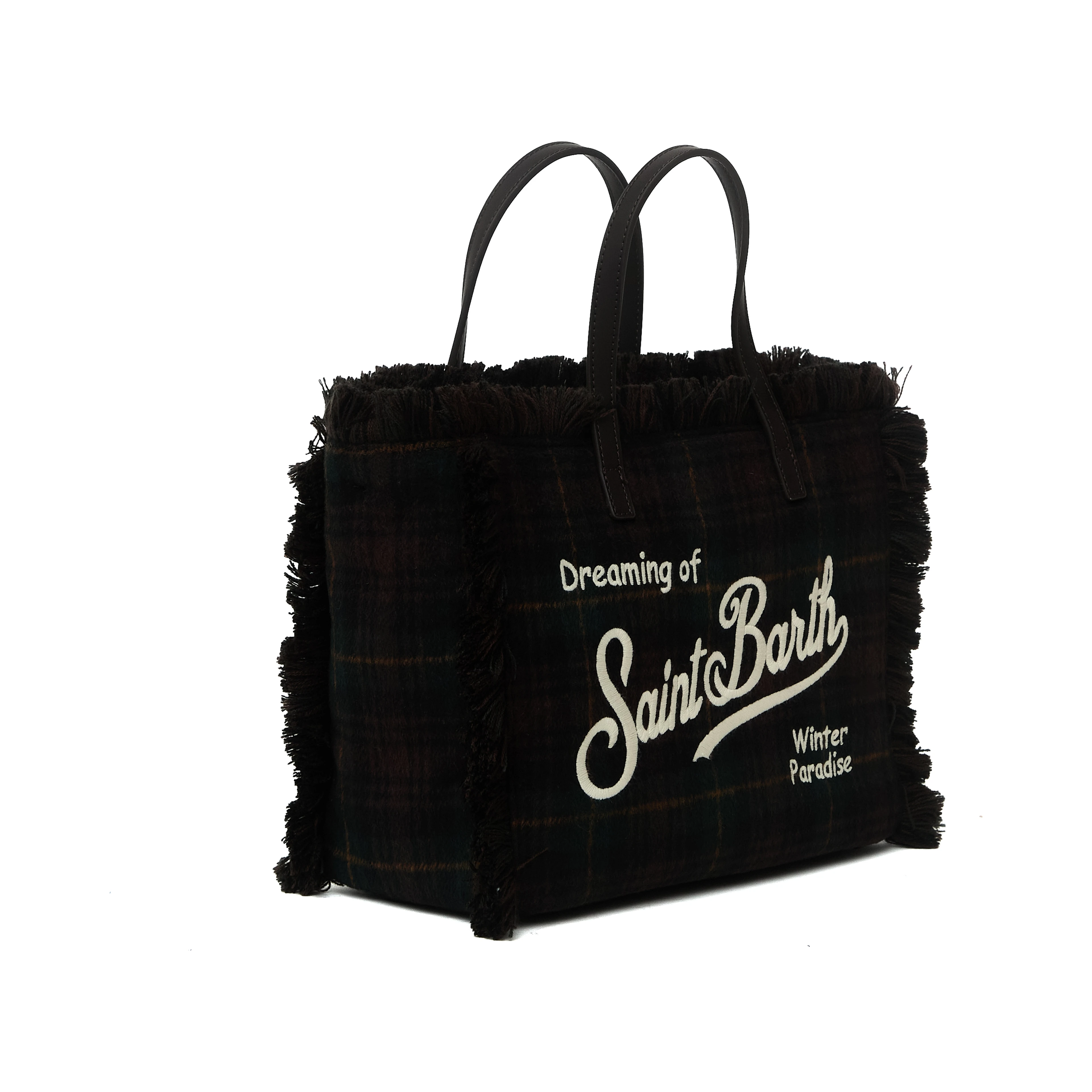 Colette Wool Hand Bag With Strap