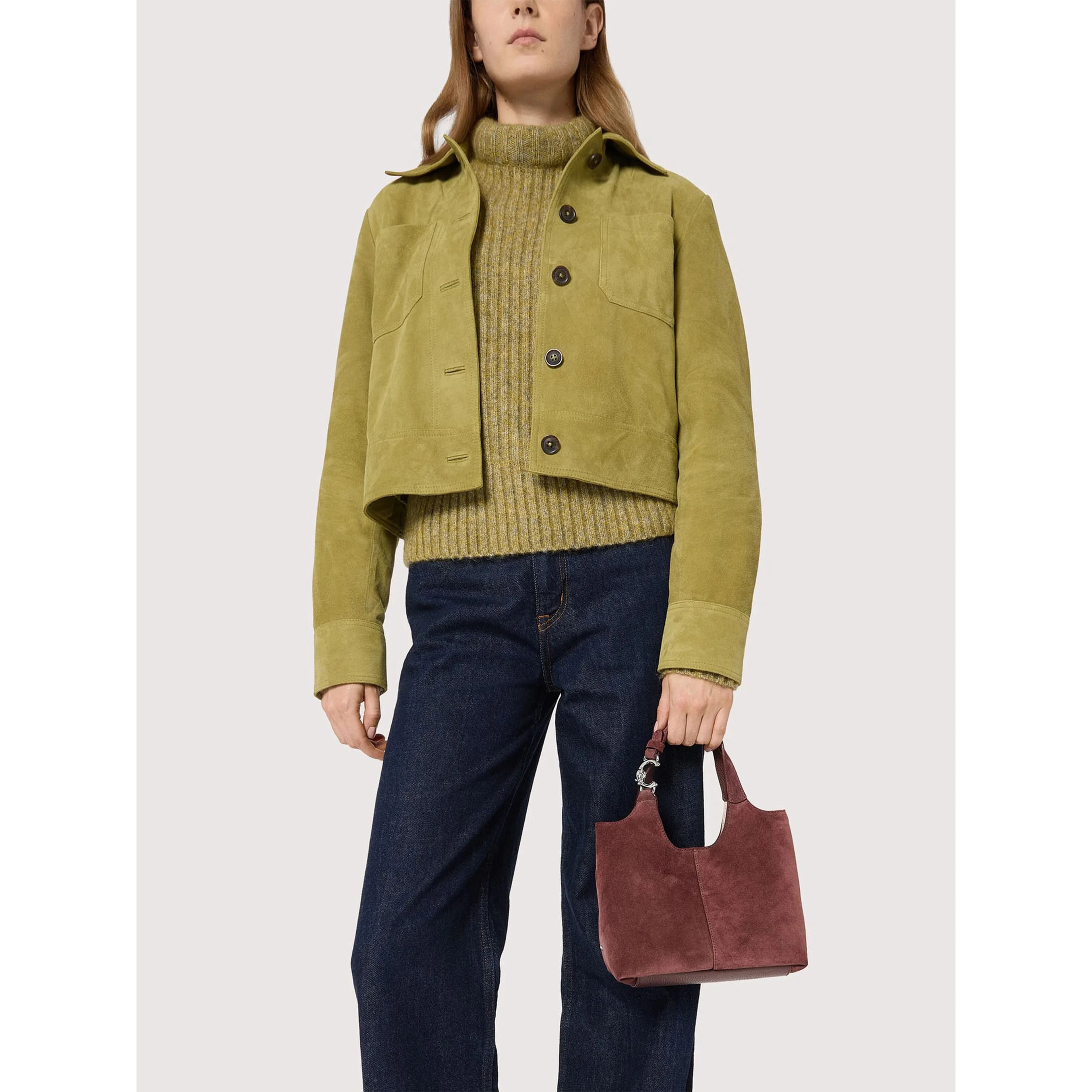 COCCINELLE C-EASY SUEDE handbag