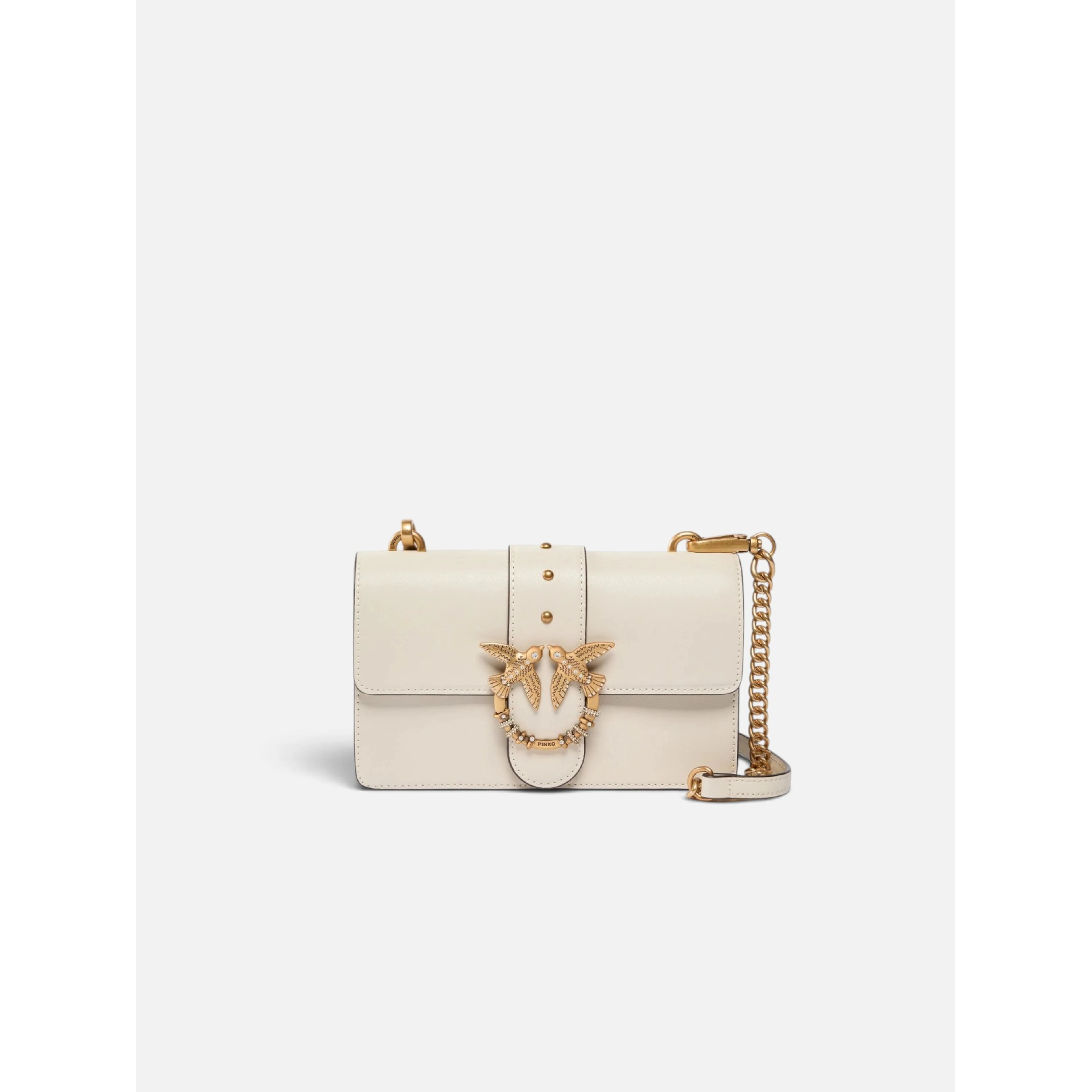 PINKO ONE MINI NEW BUCKLE handbag
