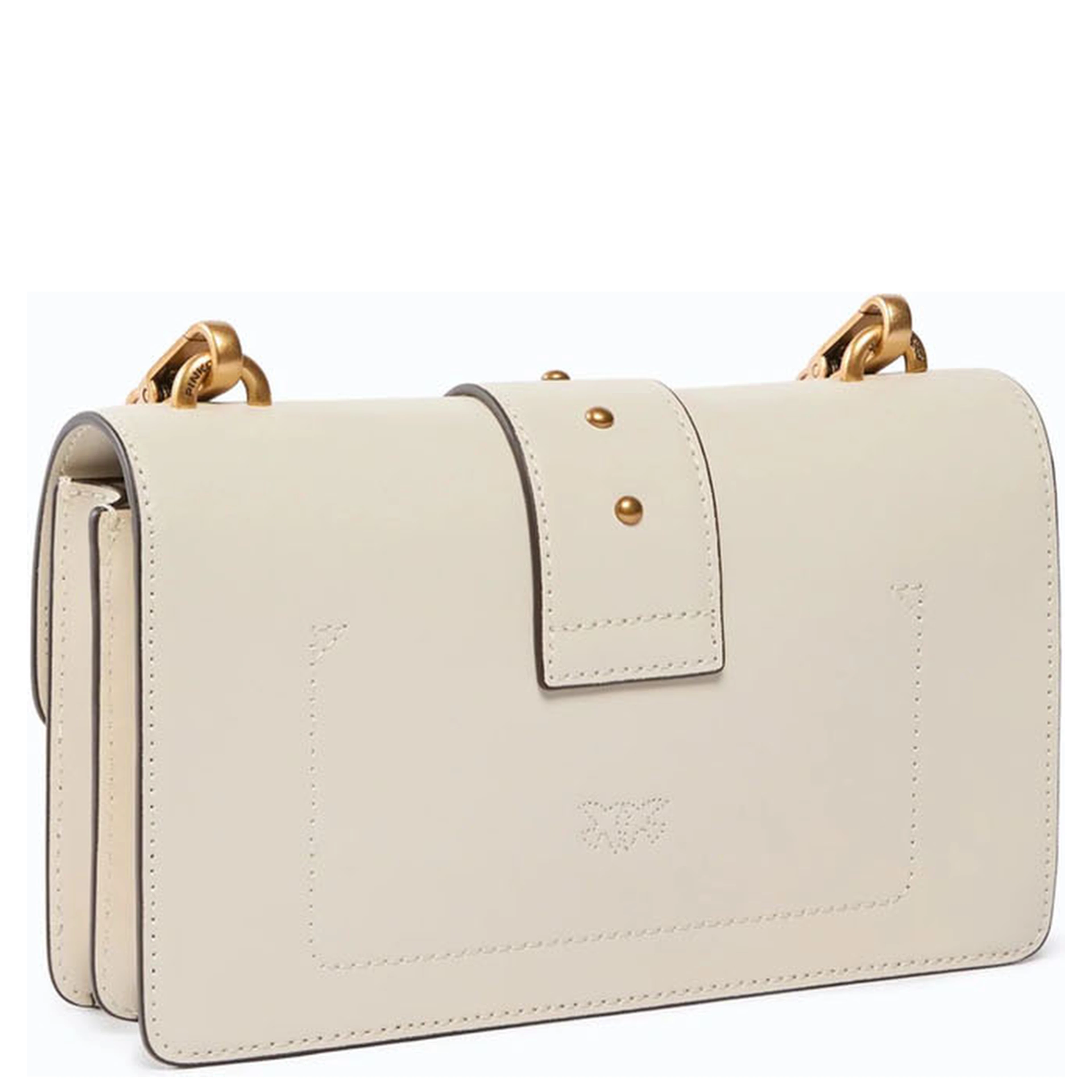 PINKO ONE MINI NEW BUCKLE handbag