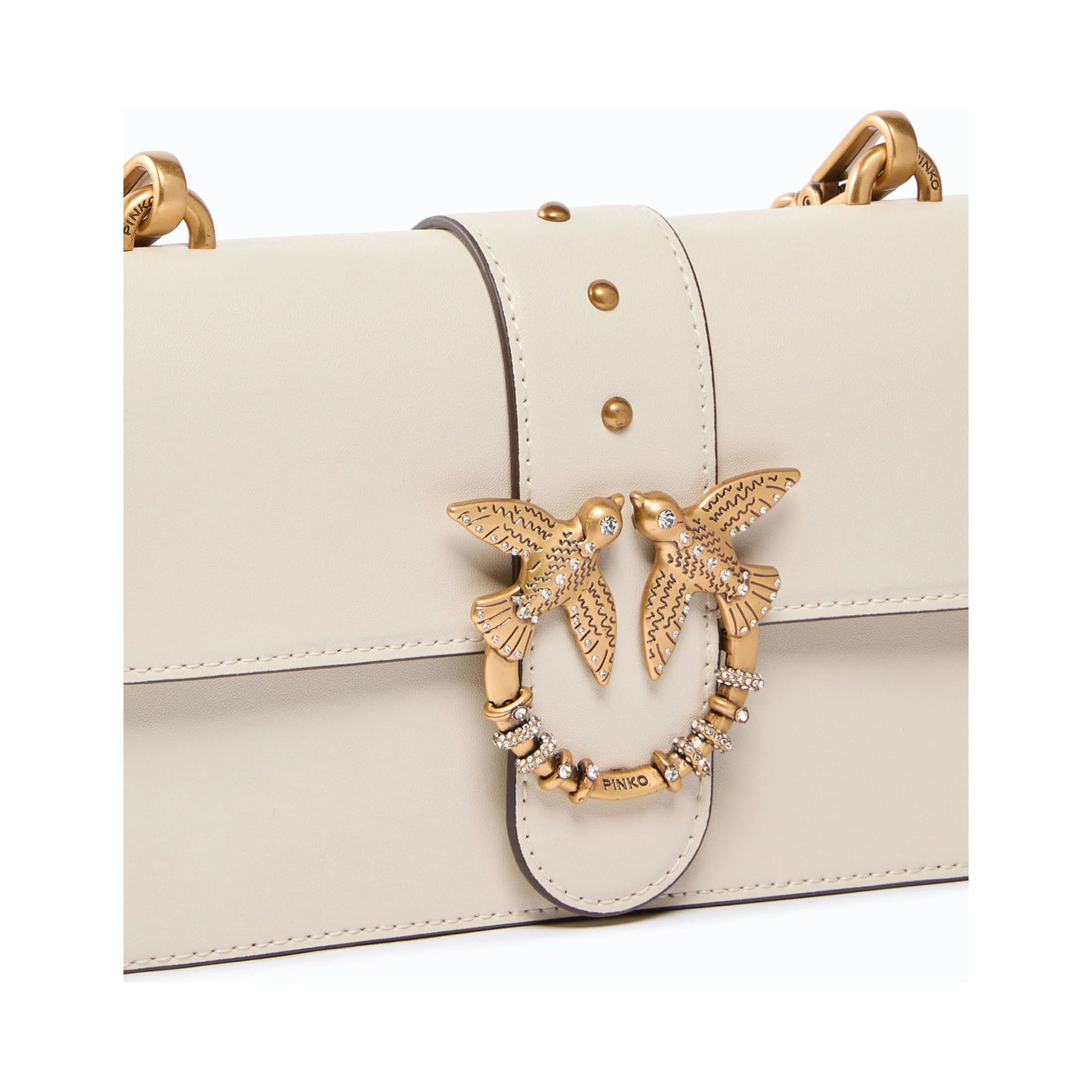 PINKO ONE MINI NEW BUCKLE handbag