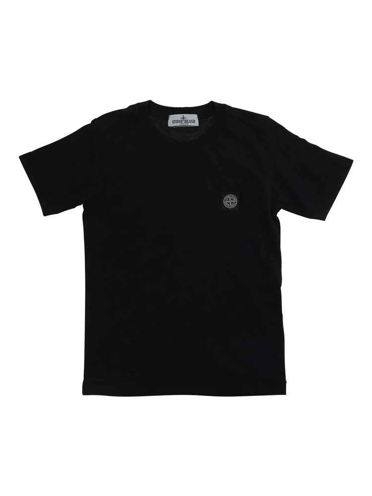 Black T-Shirt L1S162100002S0047V0029 with Logo on the Front in Cotton for Men
