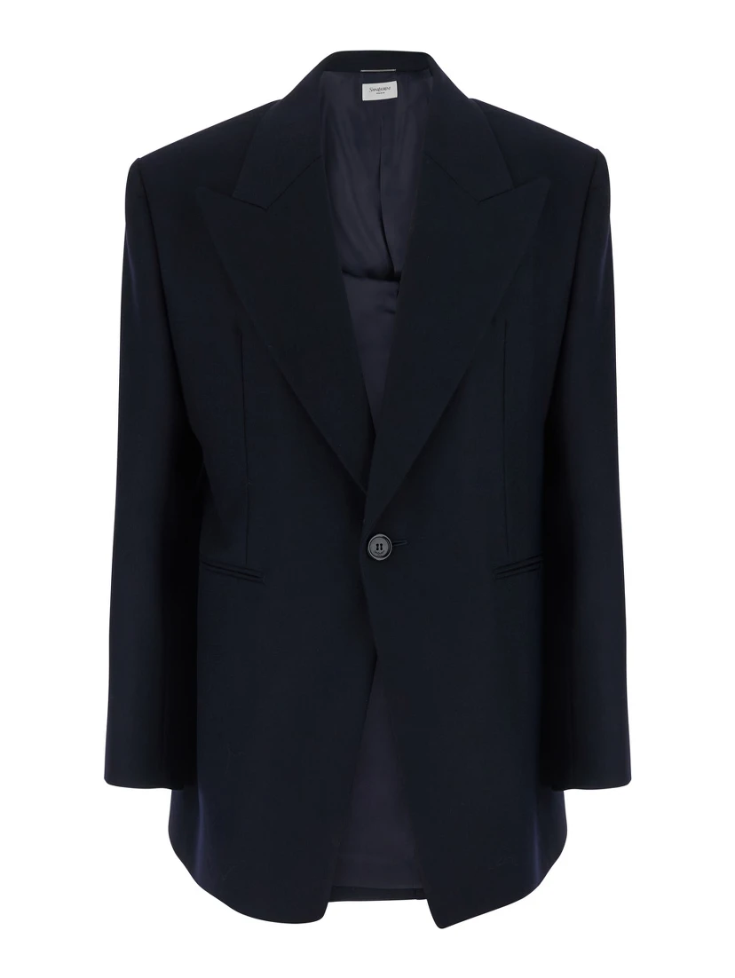 LOOK 27 GIACCA MONOPETTO IN LANA GESSATA