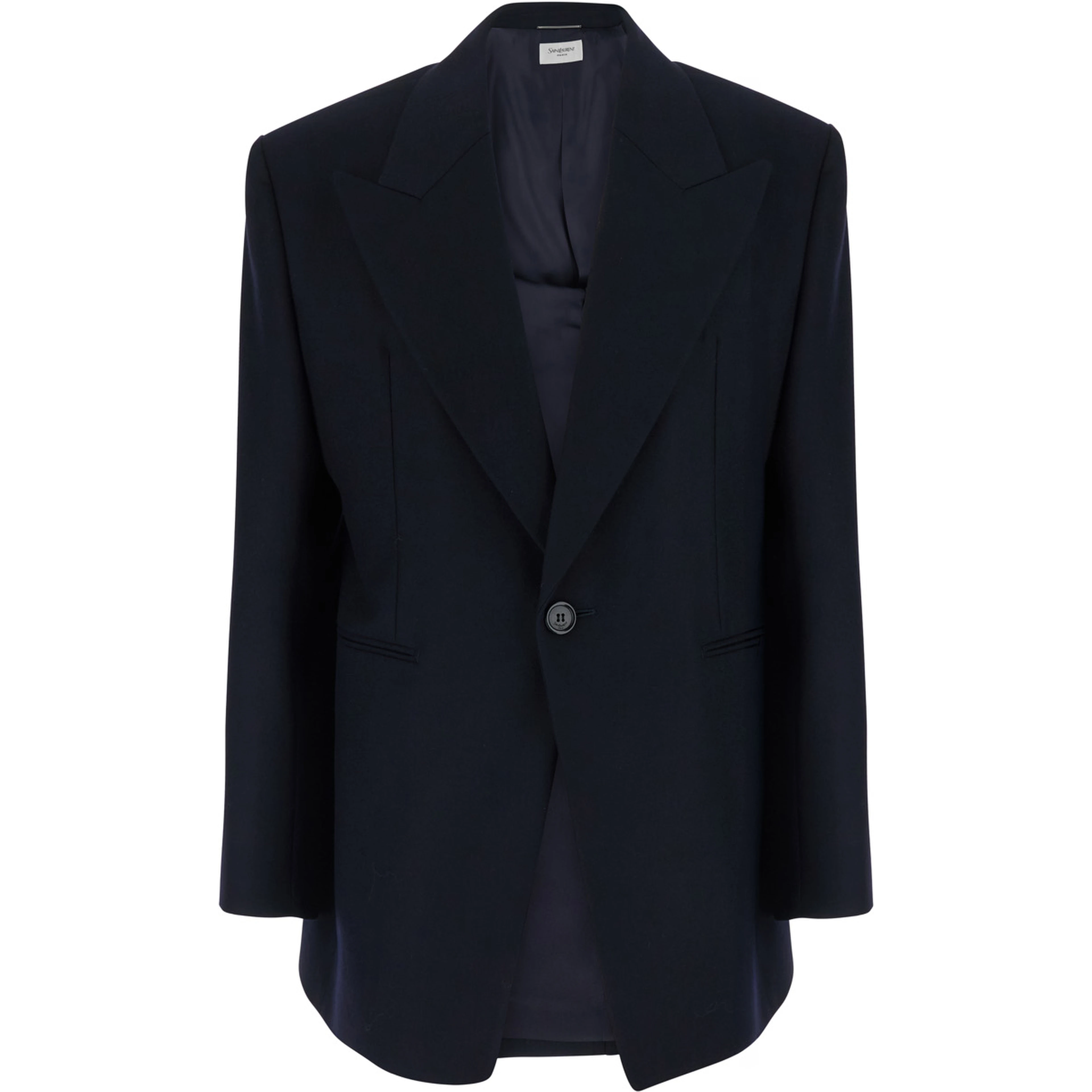 LOOK 27 GIACCA MONOPETTO IN LANA GESSATA