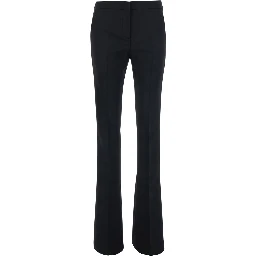 Pants in Tech Fabric with Elastane, Black, Women