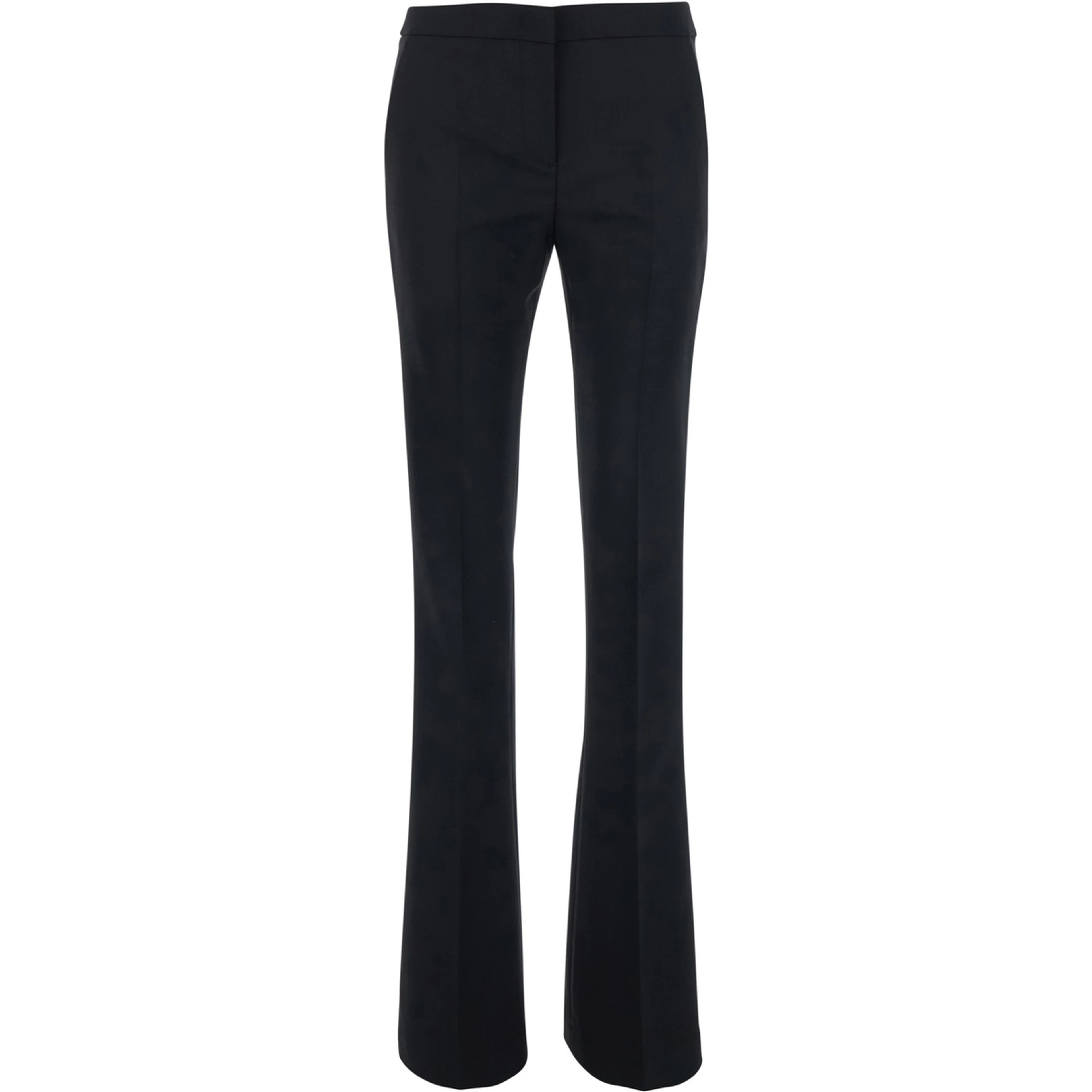 Pants in Tech Fabric with Elastane, Black, Women