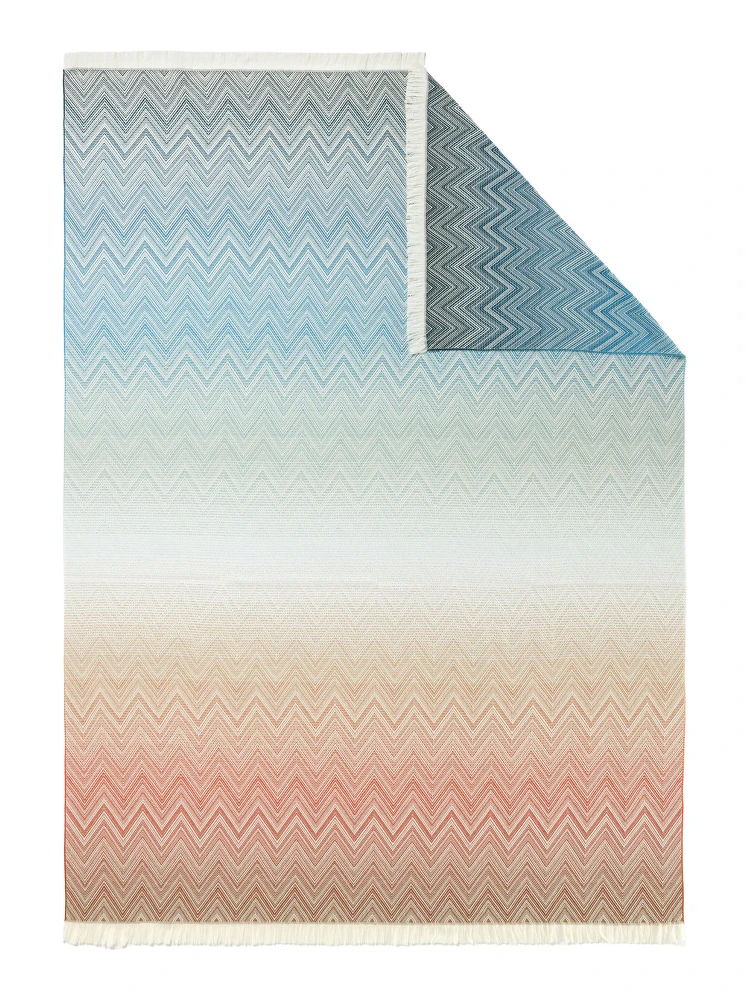 CIRO_NEW multicoloured throw with dimensions 130x190, unisex alternative