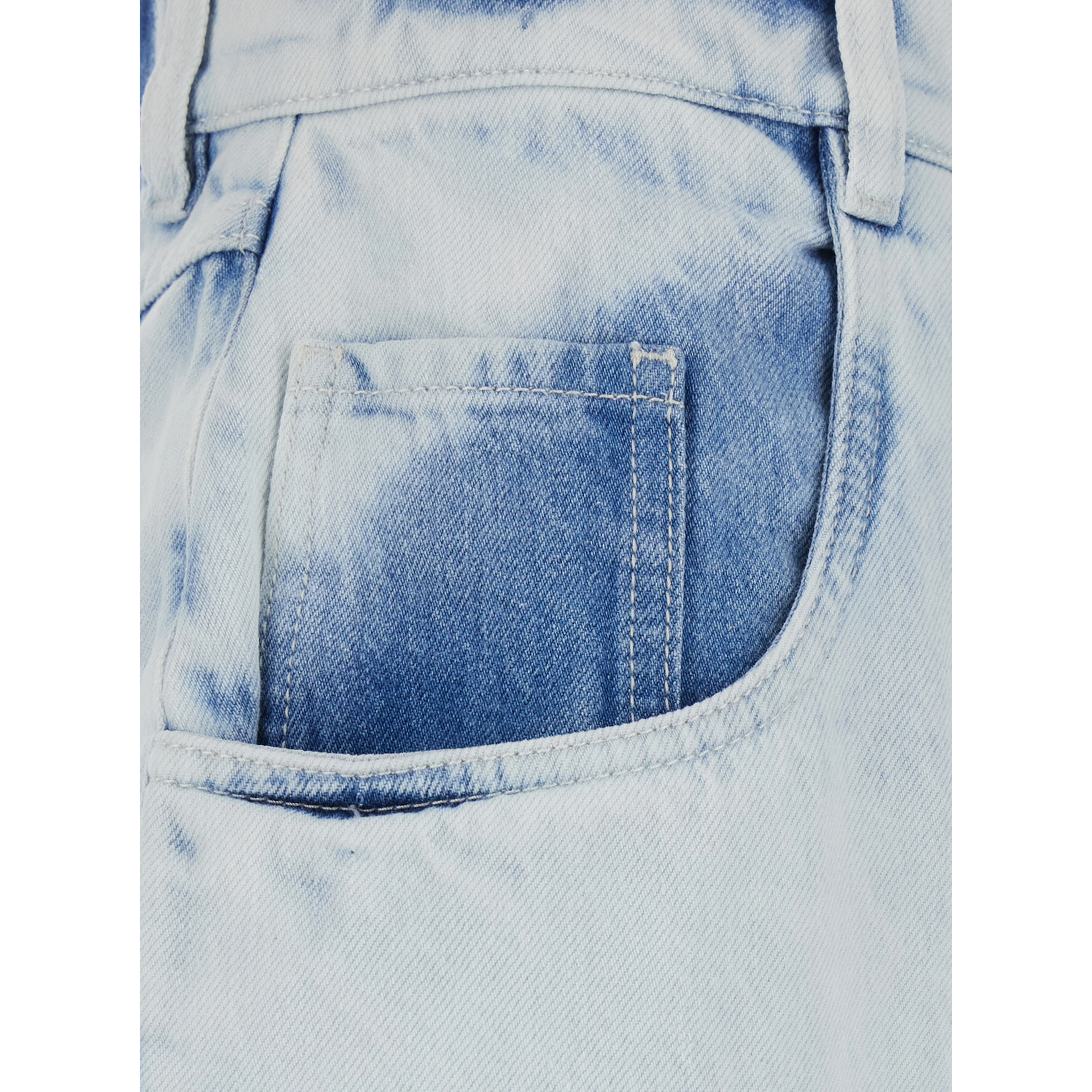 Pants Five-pocket design with 100% Cotton Light blue Men