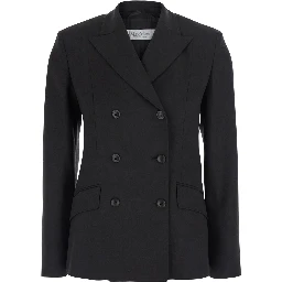 MIRRA Jackets characterized by notched revers collar and long sleeves in Tech Fabric brown women