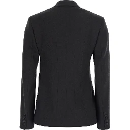 MIRRA Jackets characterized by notched revers collar and long sleeves in Tech Fabric brown women