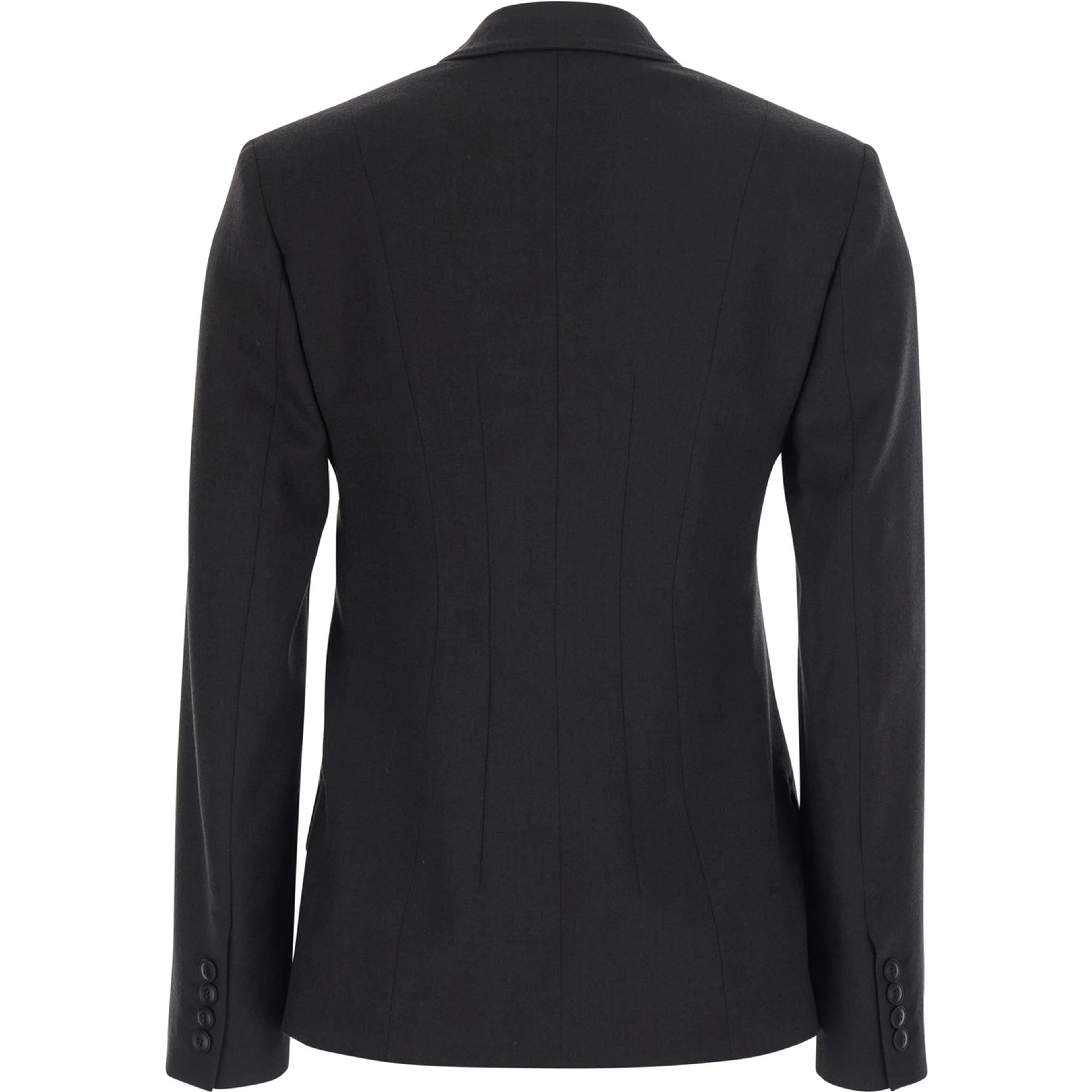 MIRRA Jackets characterized by notched revers collar and long sleeves in Tech Fabric brown women