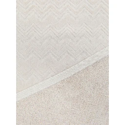 MISSONI HOME White two-piece towel set in fabric unisex