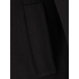 Coat with Notched Revers and Front Closure in Brown