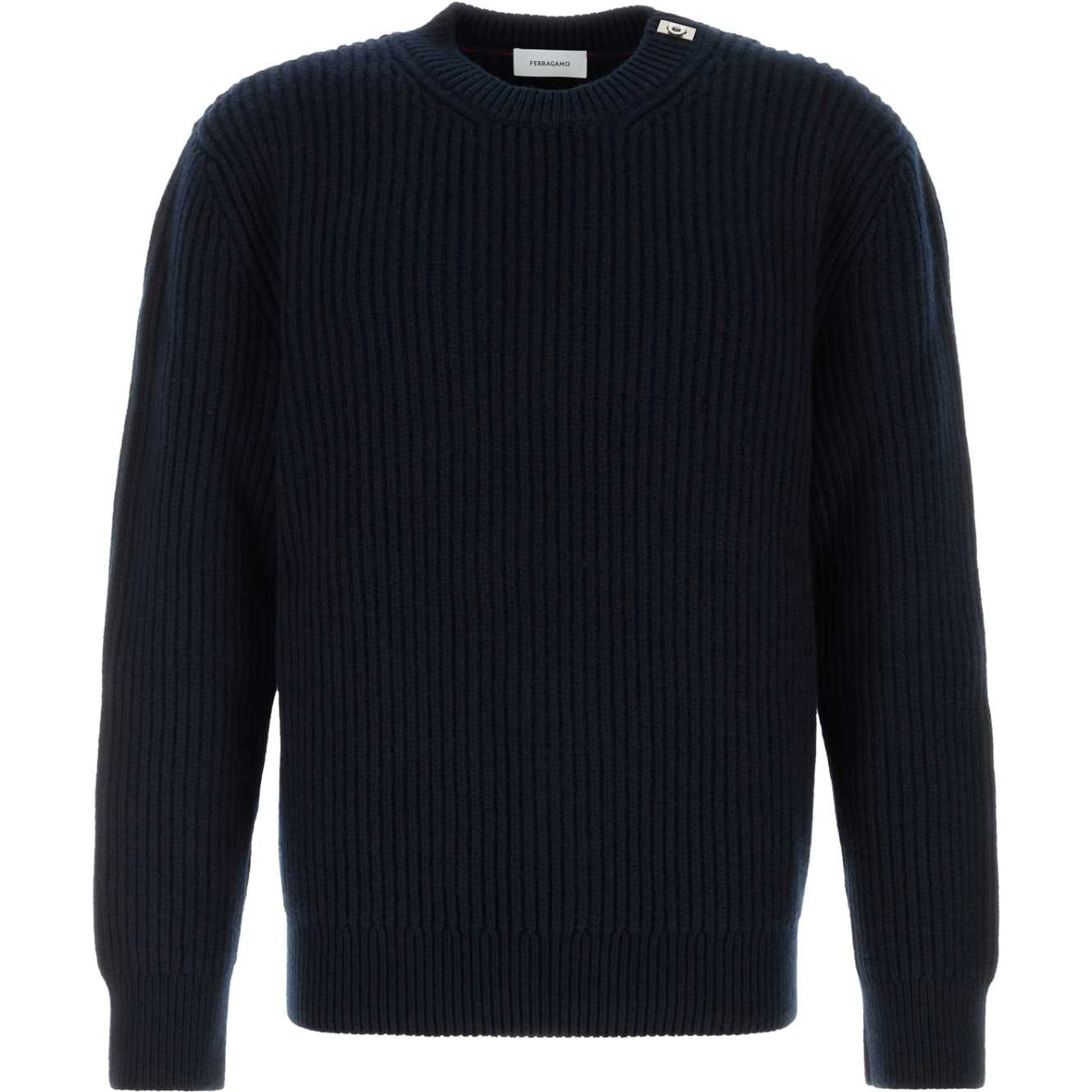 GANCIO RIBBED WOOL CASHMER KNIT
