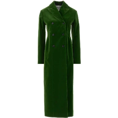 TAILORED COAT COTTON VELVET