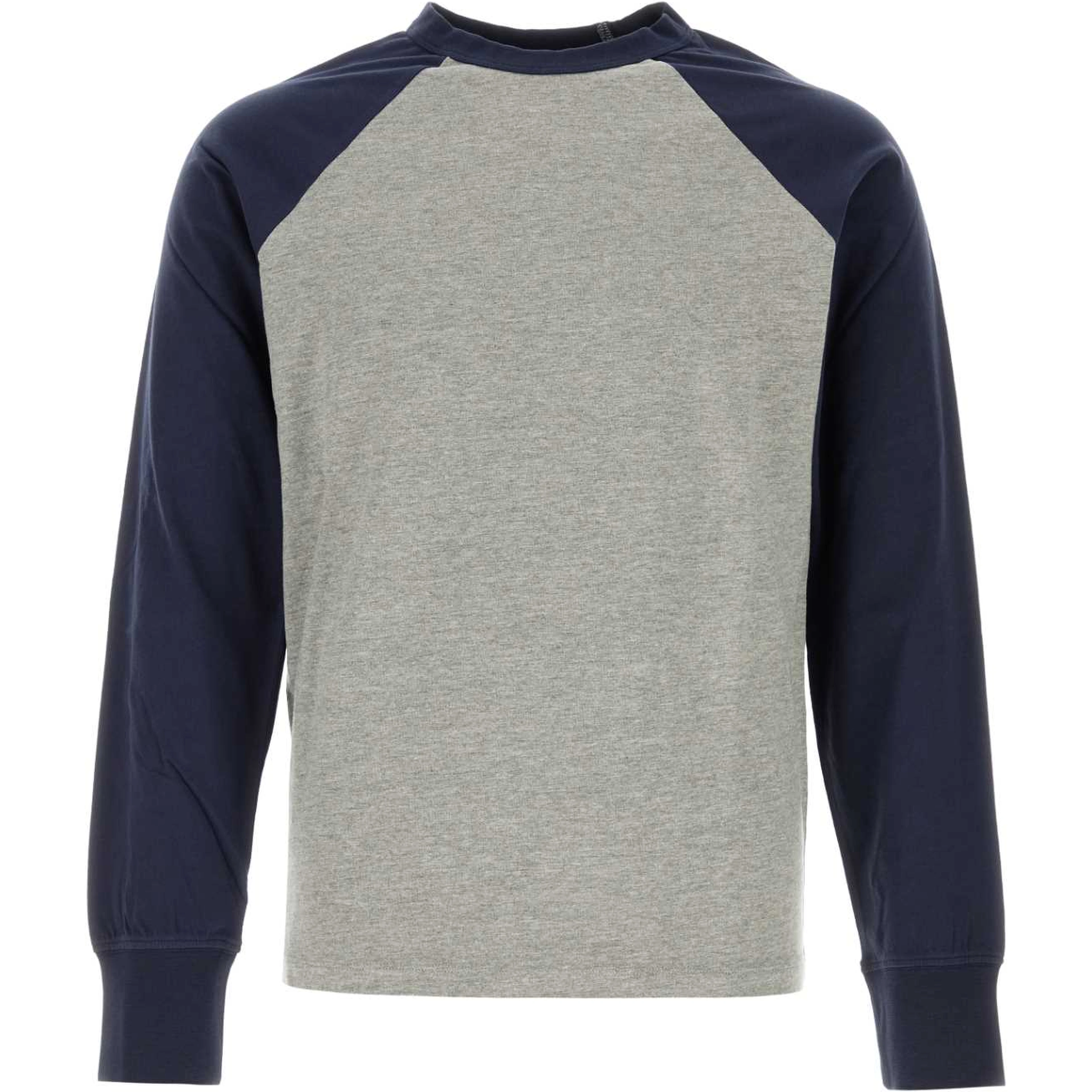 SAMUEL LS T-SHIRT NAVY-GREY
