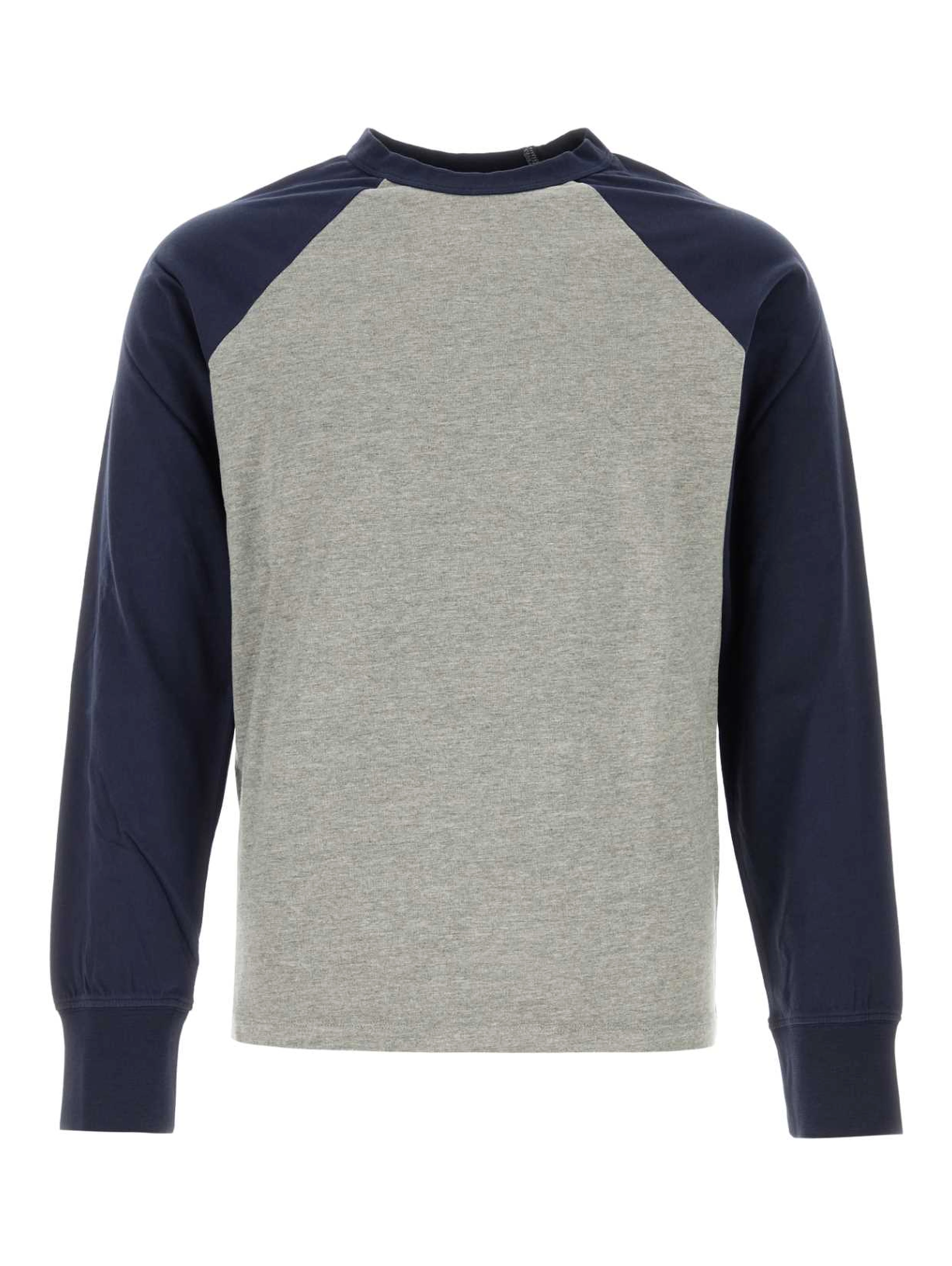 SAMUEL LS T-SHIRT NAVY-GREY