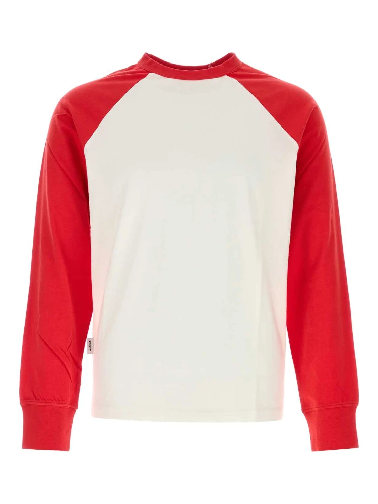 SAMUEL LS T-SHIRT RED-WHITE