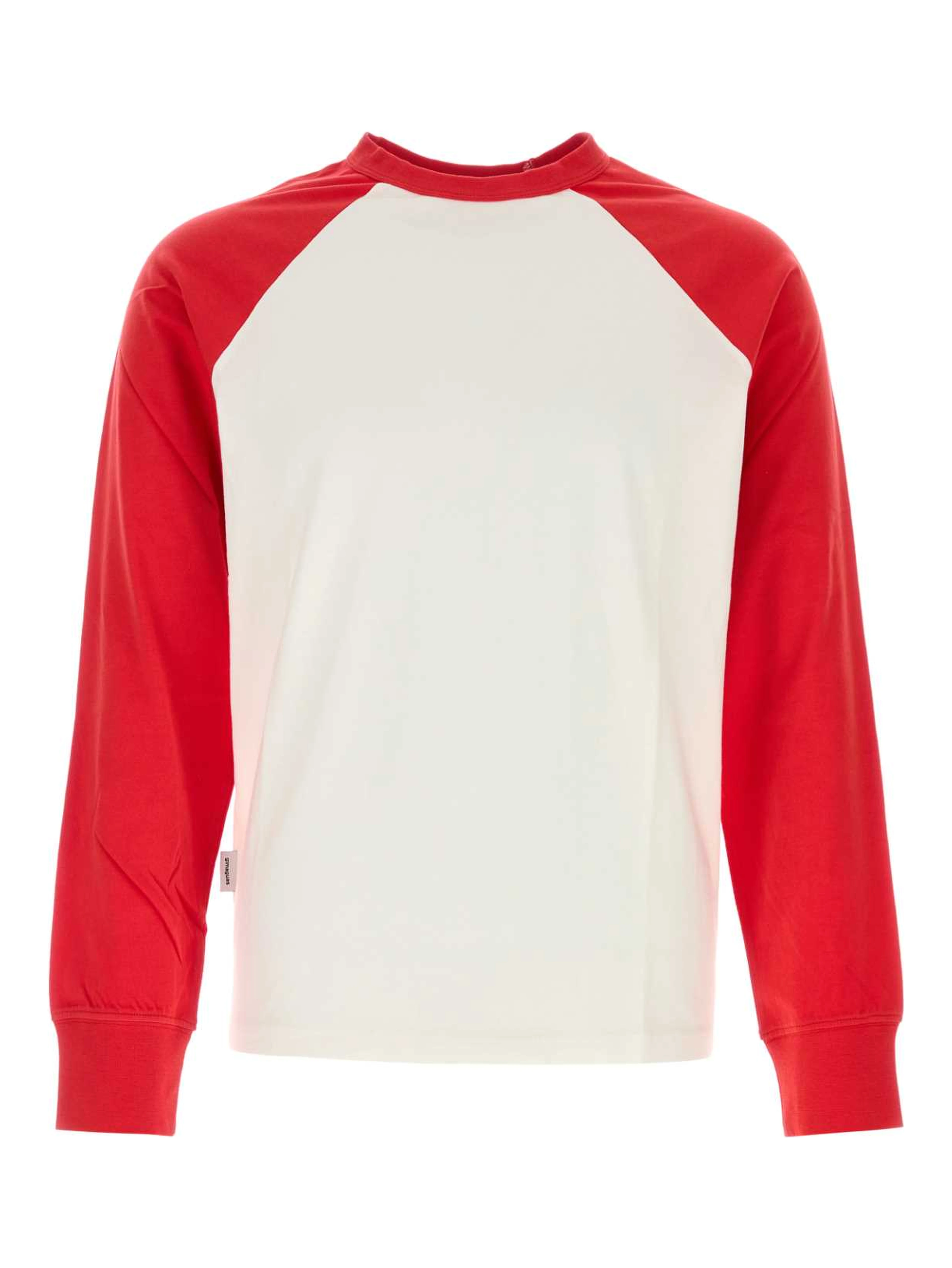 SAMUEL LS T-SHIRT RED-WHITE