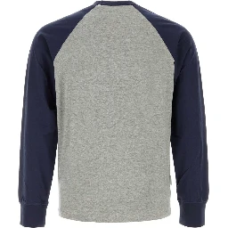 SAMUEL LS T-SHIRT NAVY-GREY