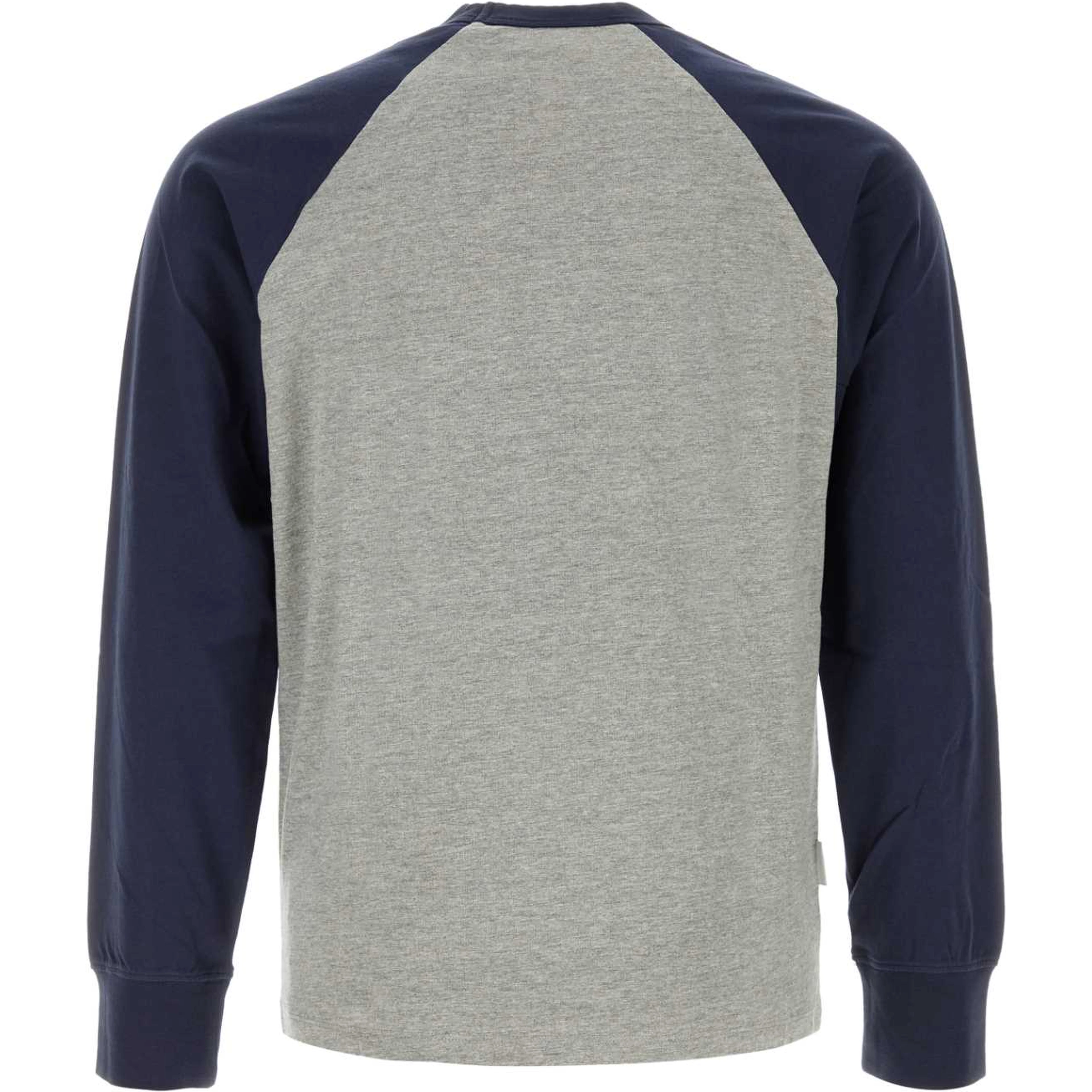 SAMUEL LS T-SHIRT NAVY-GREY