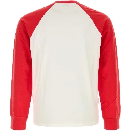 SAMUEL LS T-SHIRT RED-WHITE