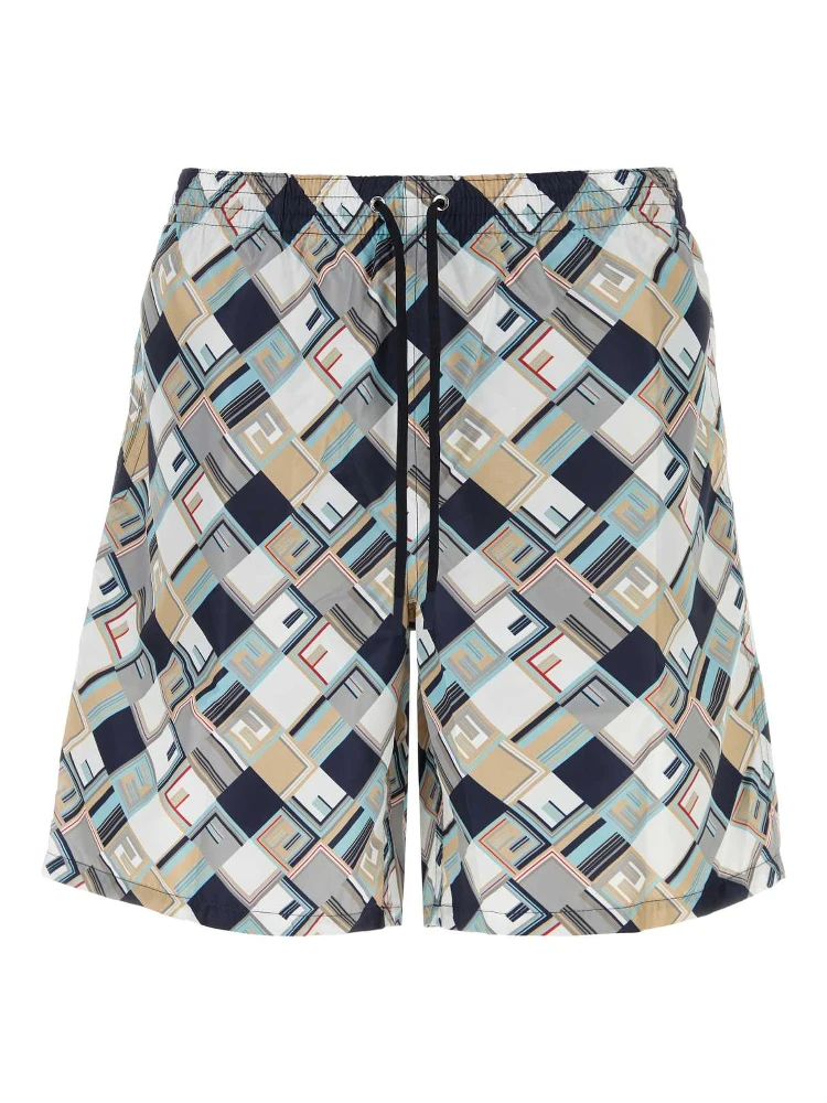 BOXER NY FENDI ZUCCA CHECKERS