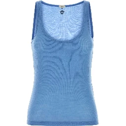 TANK TOP RIB WITH MEDUSA EMBROIDERY