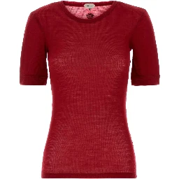 T-SHIRT RIB WITH MEDUSA EMBROIDERY