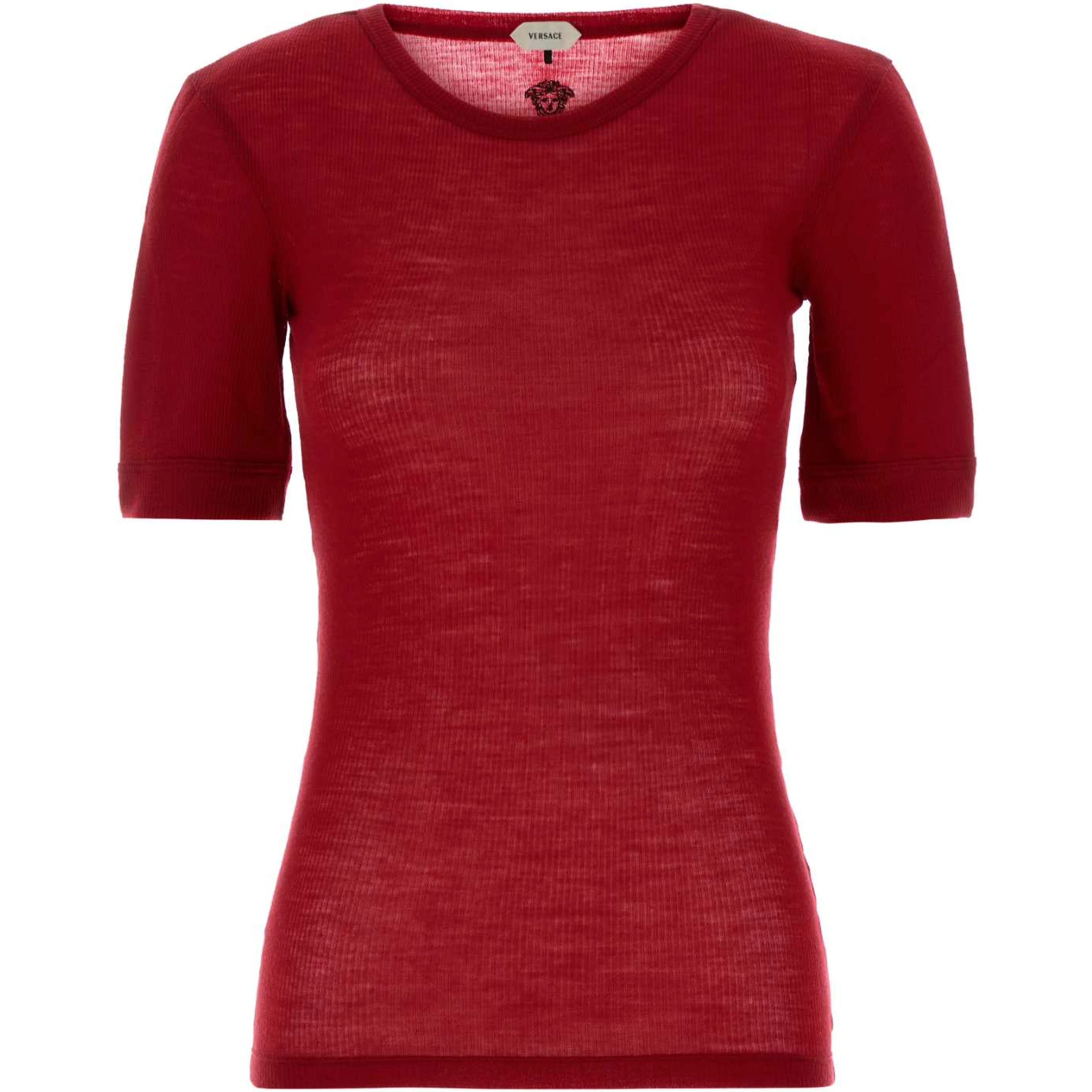 T-SHIRT RIB WITH MEDUSA EMBROIDERY