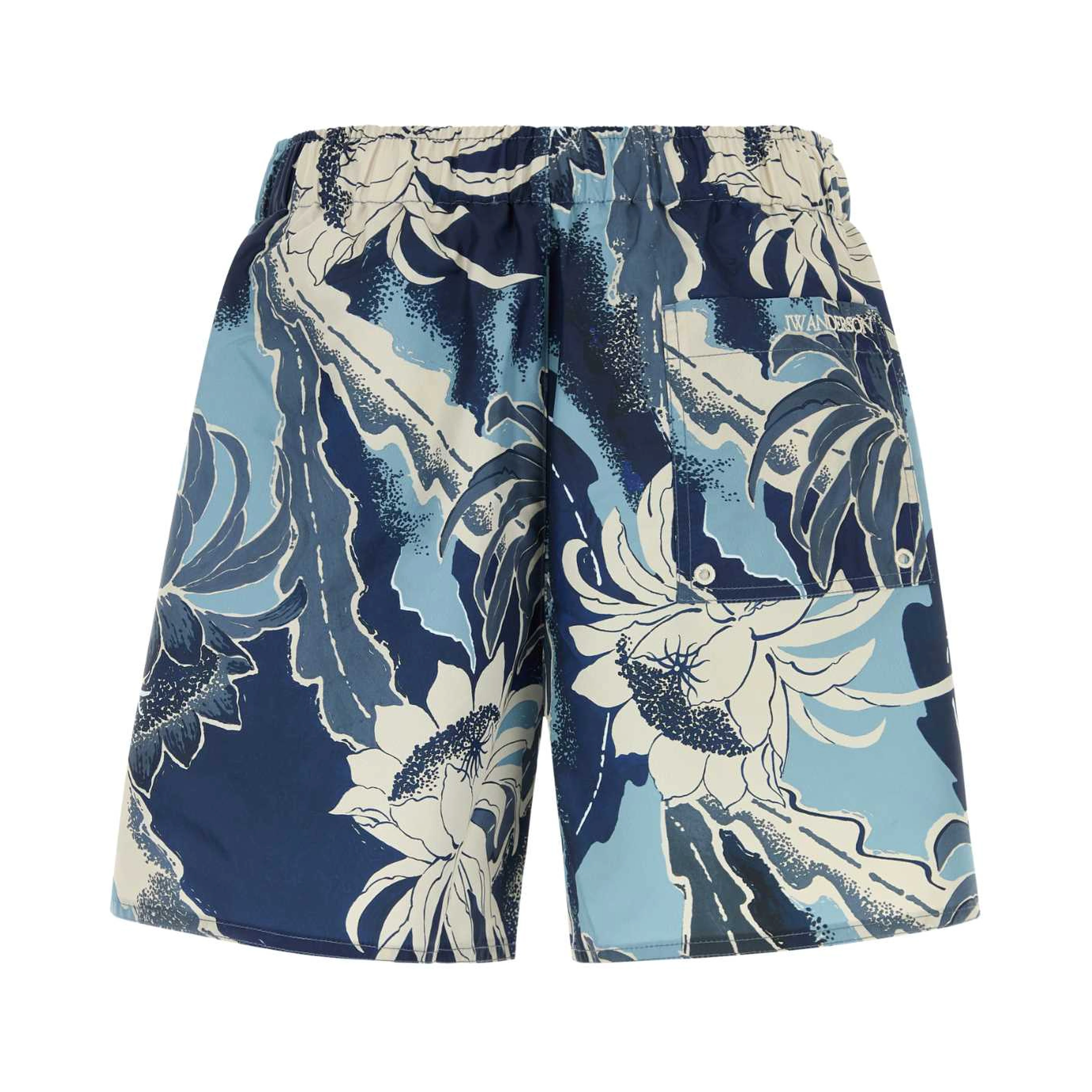 HAWAIIAN PRINT SWIM SHORTS
