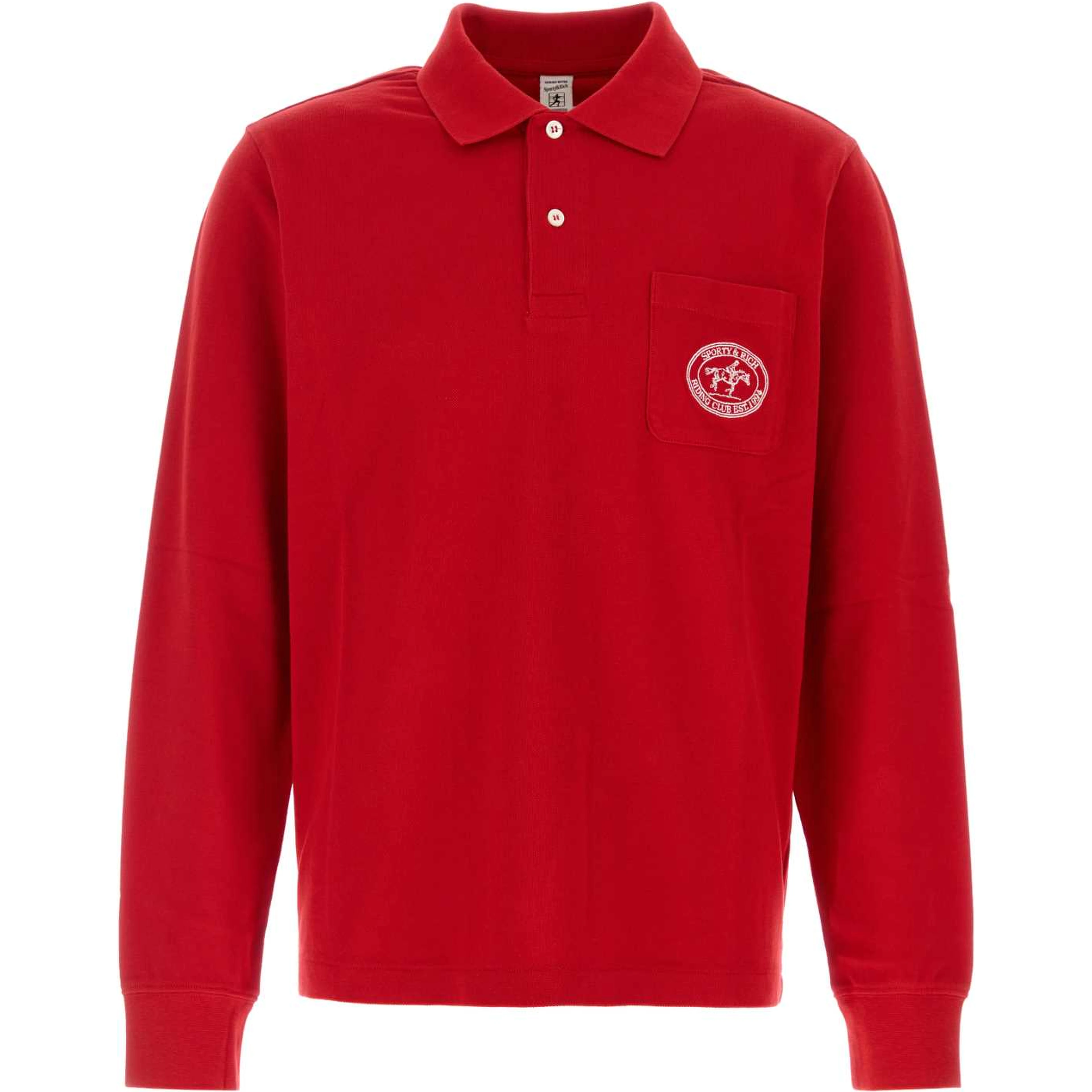 RIDING CLUB LONGSLEEVE PIQUE POLO