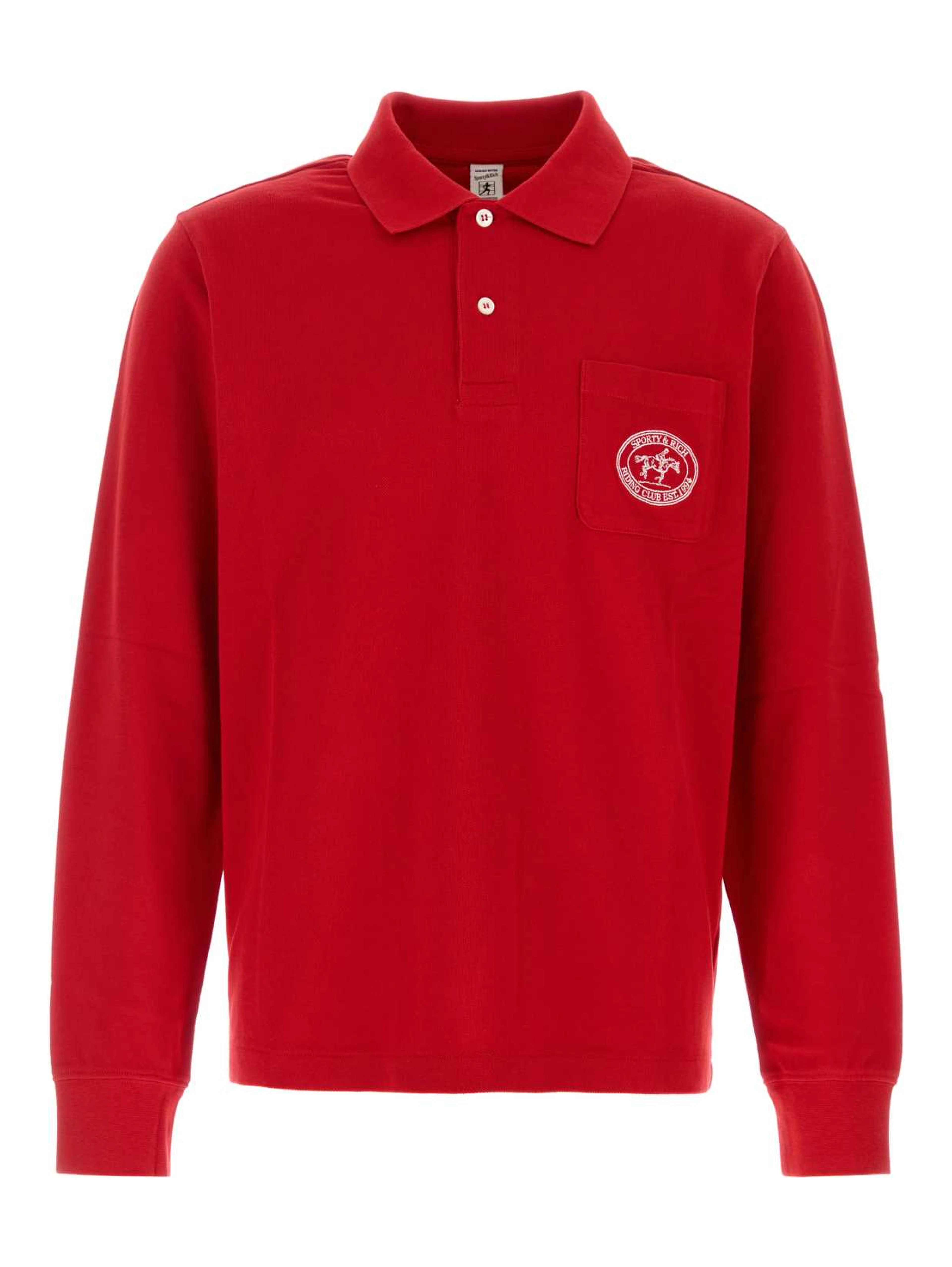 RIDING CLUB LONGSLEEVE PIQUE POLO