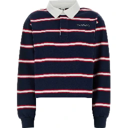 SERIF LOGO RUGBY POLO