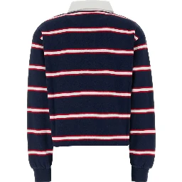 SERIF LOGO RUGBY POLO