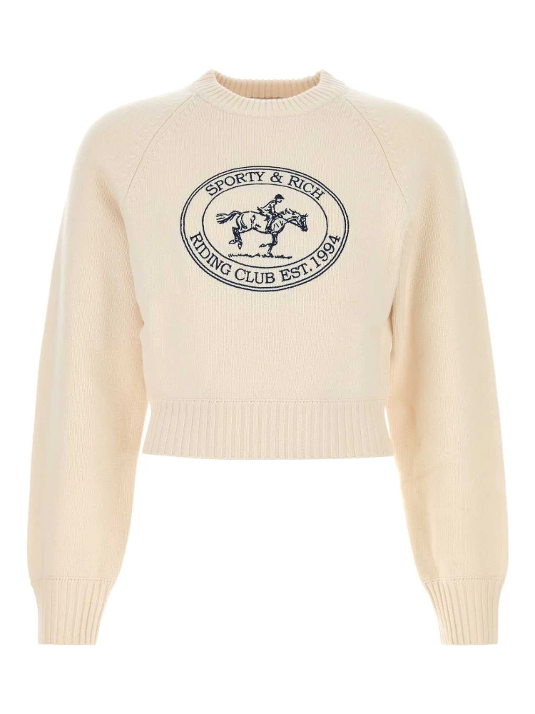 RIDING CLUB KNITTED BOXY SWEATER