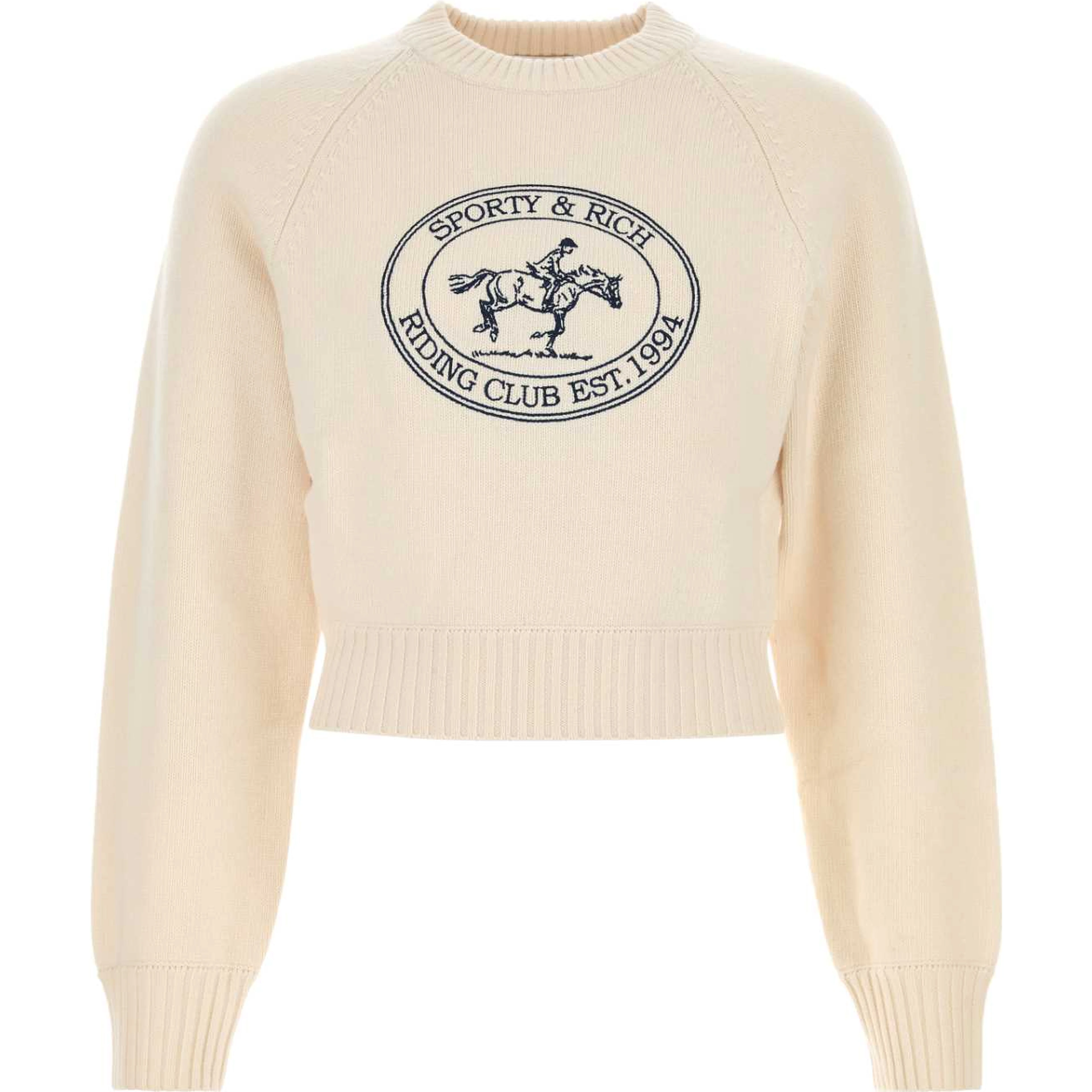 RIDING CLUB KNITTED BOXY SWEATER