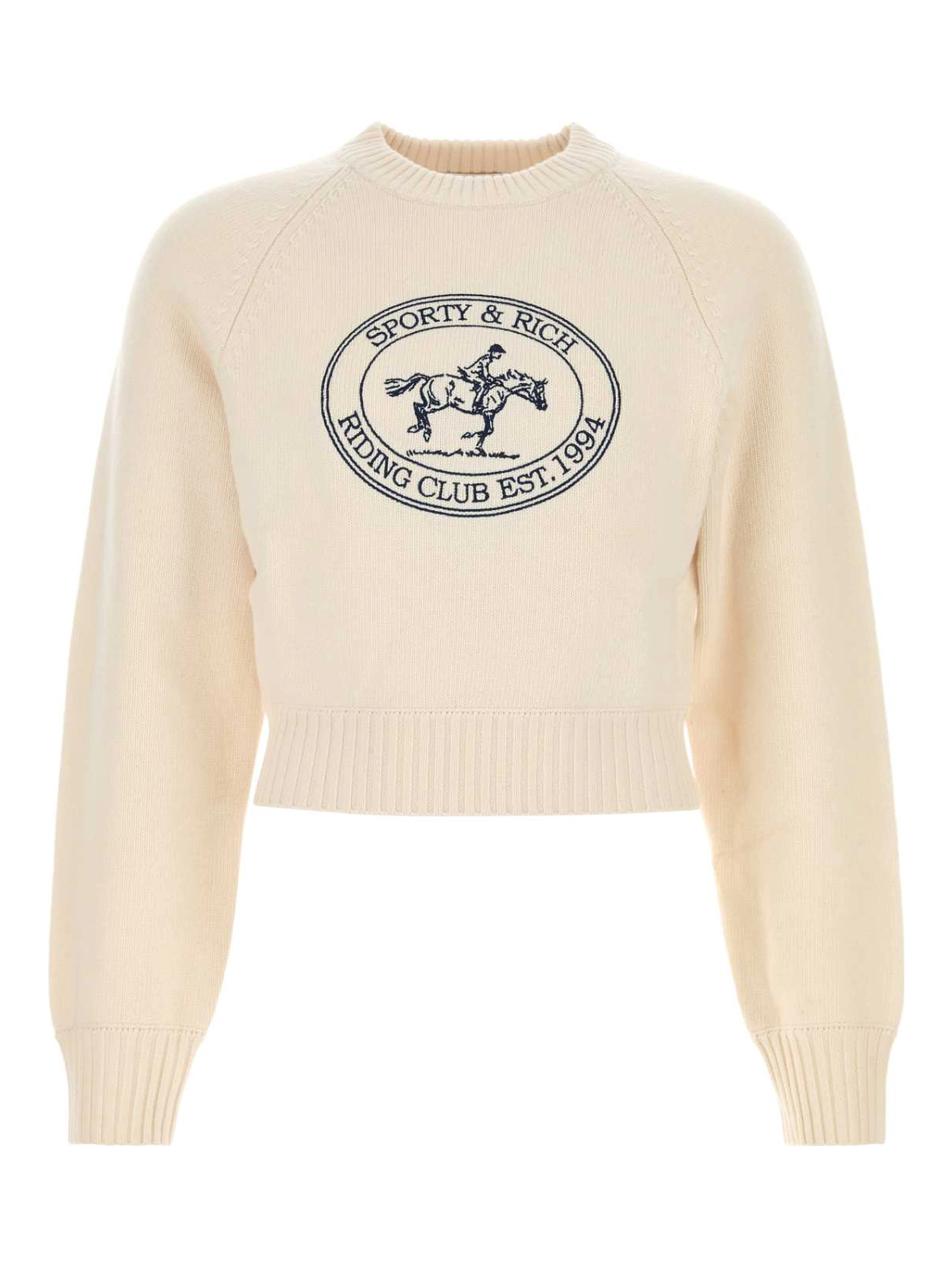 RIDING CLUB KNITTED BOXY SWEATER