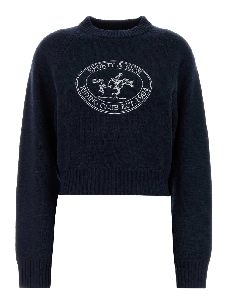 RIDING CLUB KNITTED BOXY SWEATER