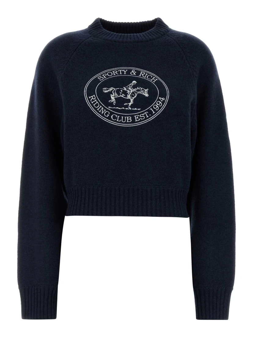 RIDING CLUB KNITTED BOXY SWEATER