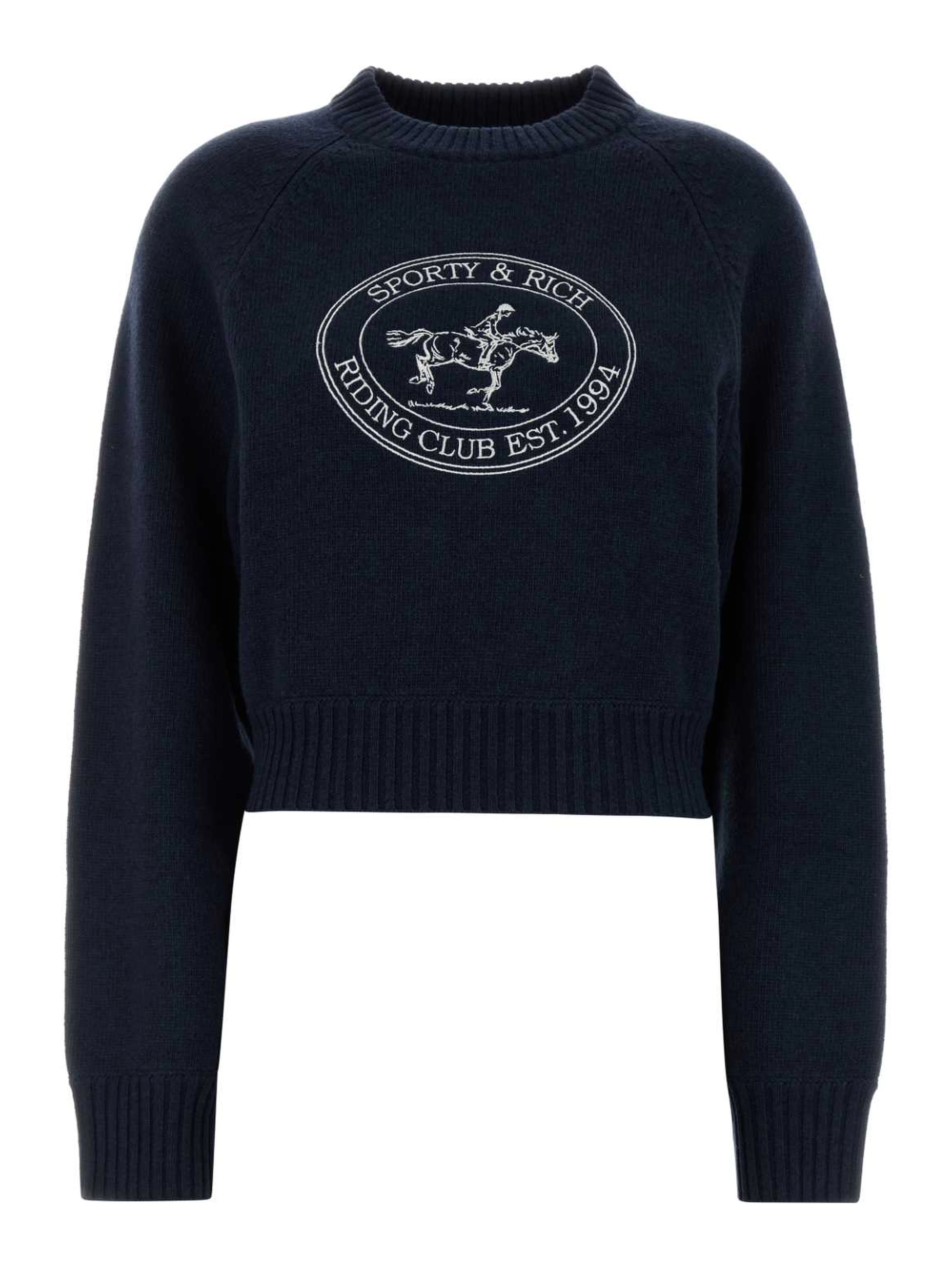 RIDING CLUB KNITTED BOXY SWEATER
