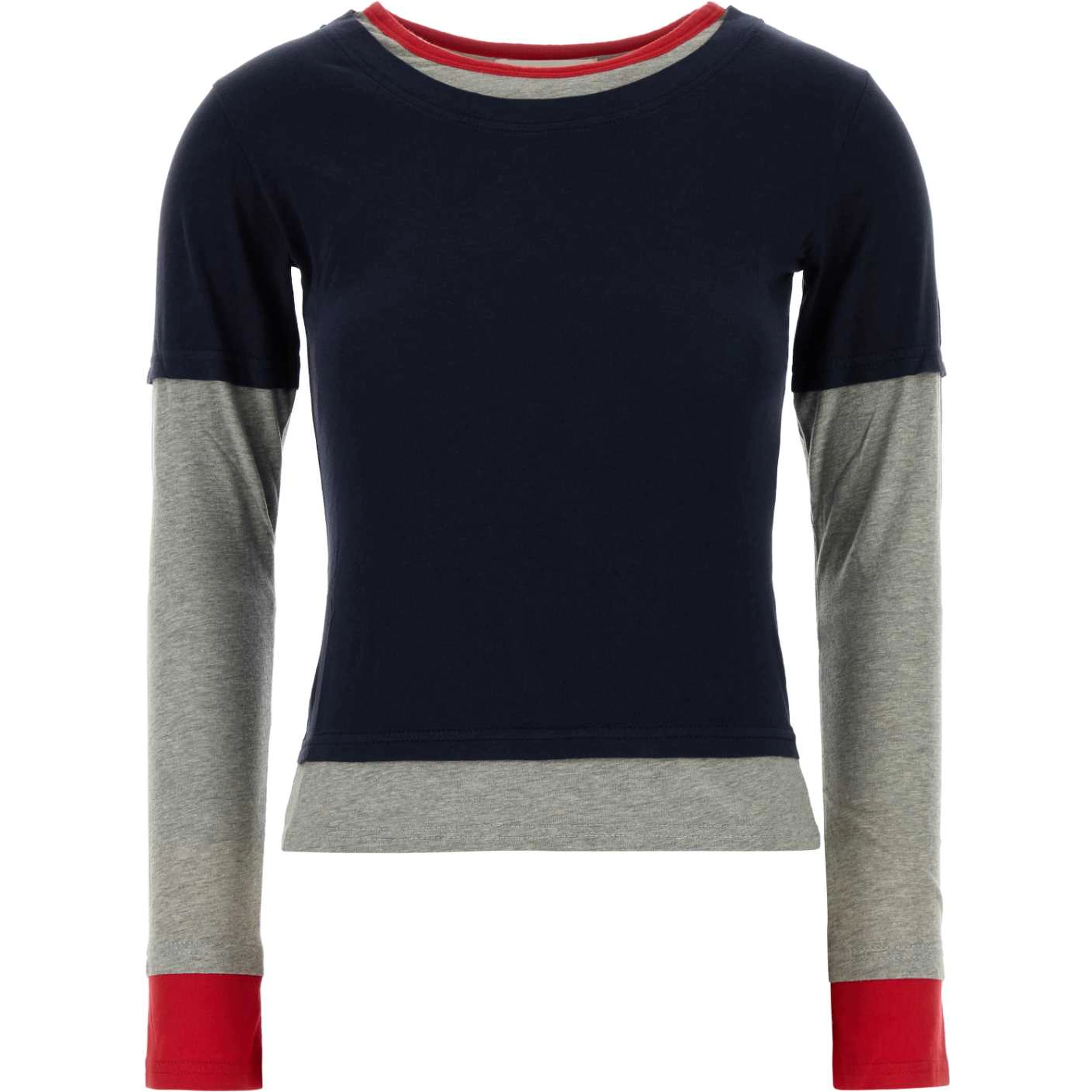 TRIPLE TEE NAVY-GREY
