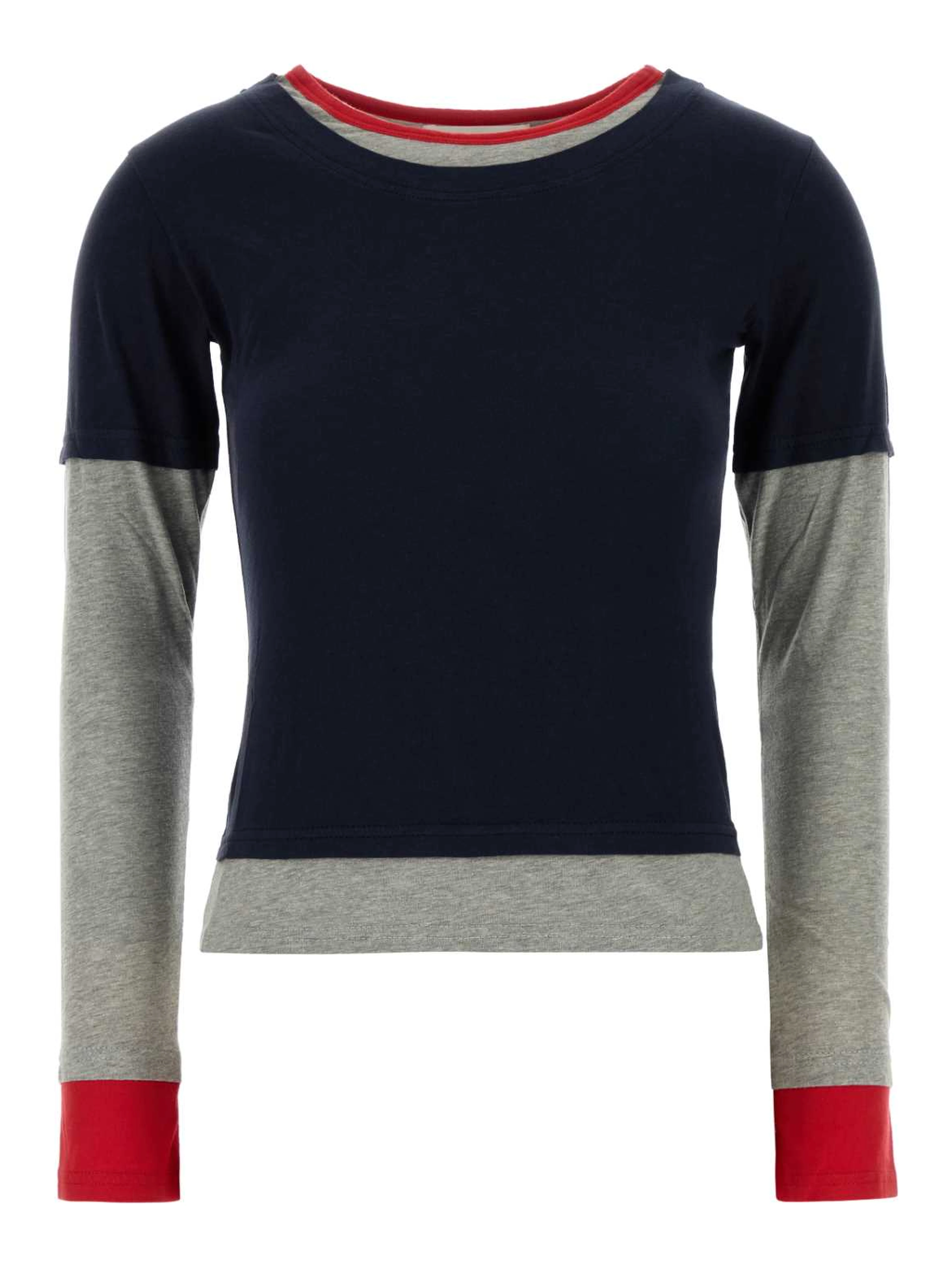 TRIPLE TEE NAVY-GREY