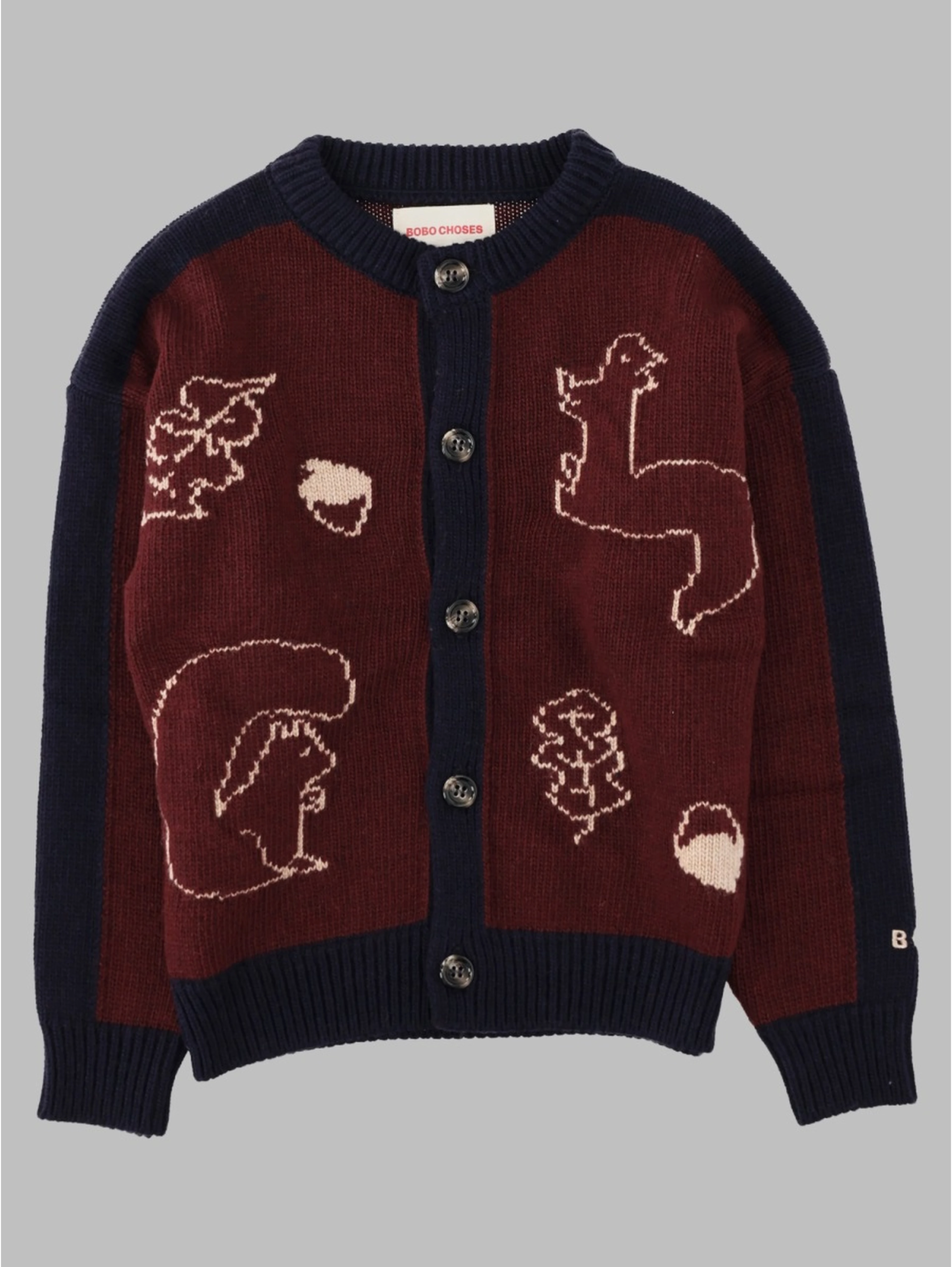 forest scene cardigan