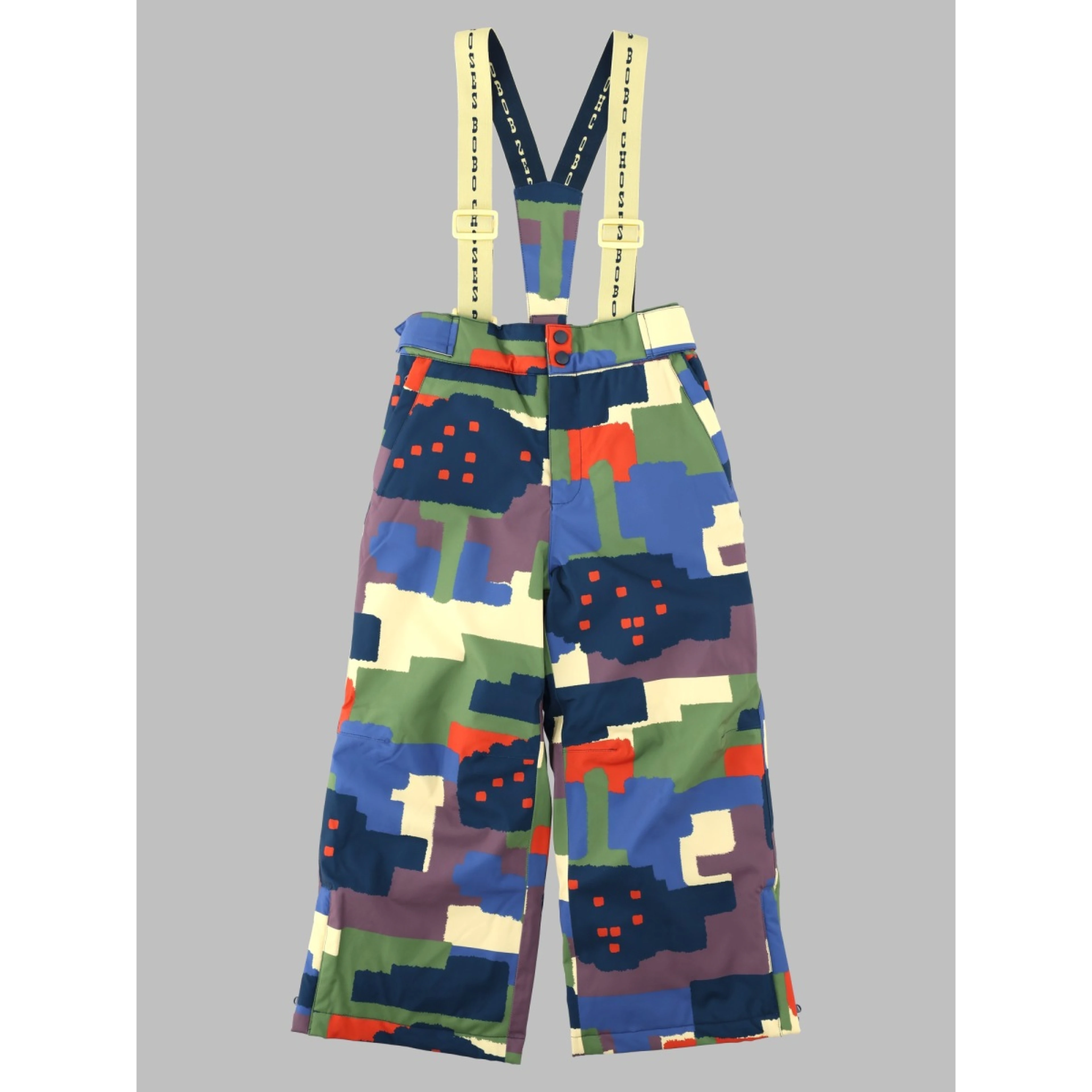 paint forest all over ski pants