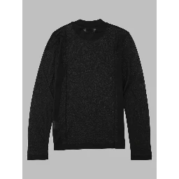 Top a Collo Alto in Lyocell e Cashmere