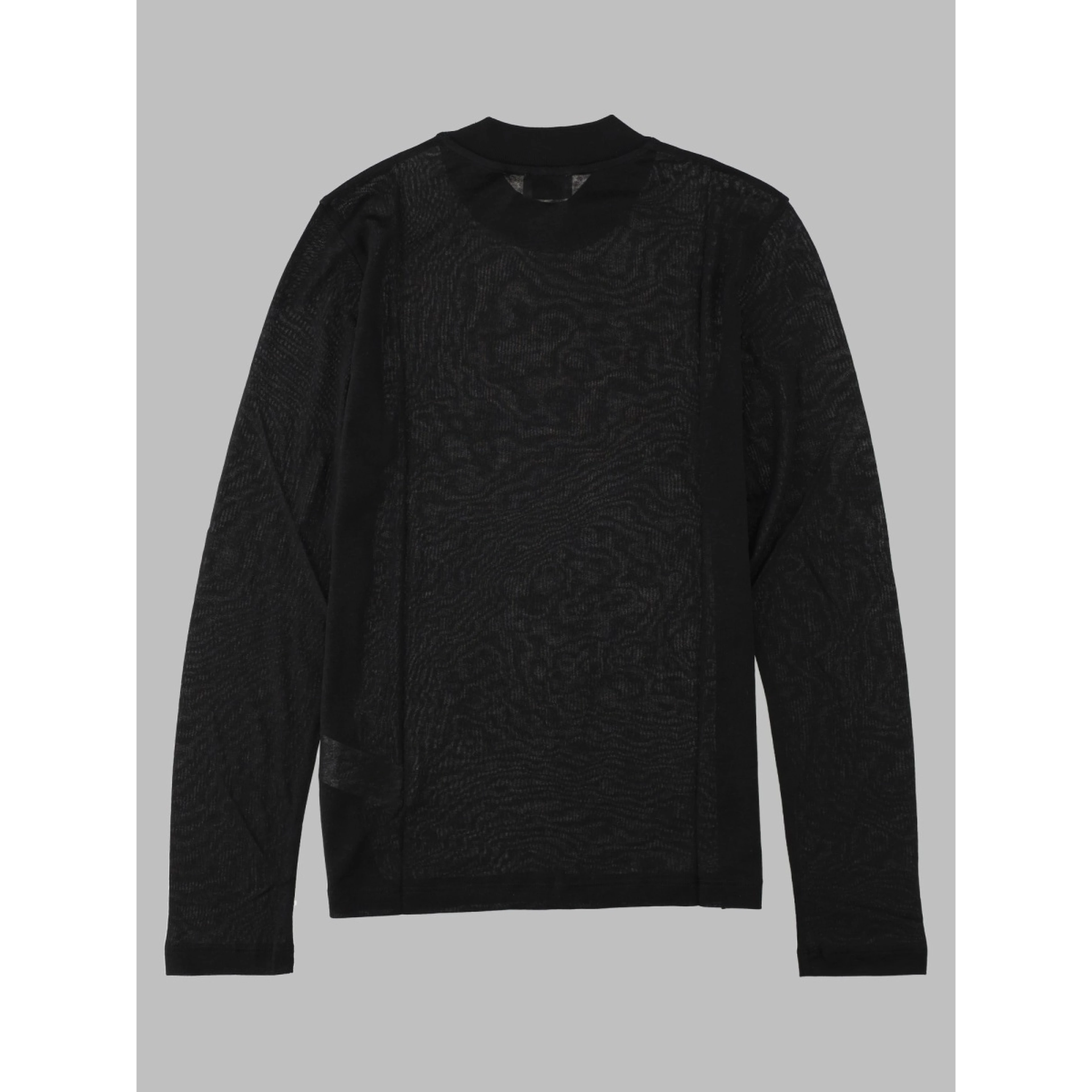 Top a Collo Alto in Lyocell e Cashmere